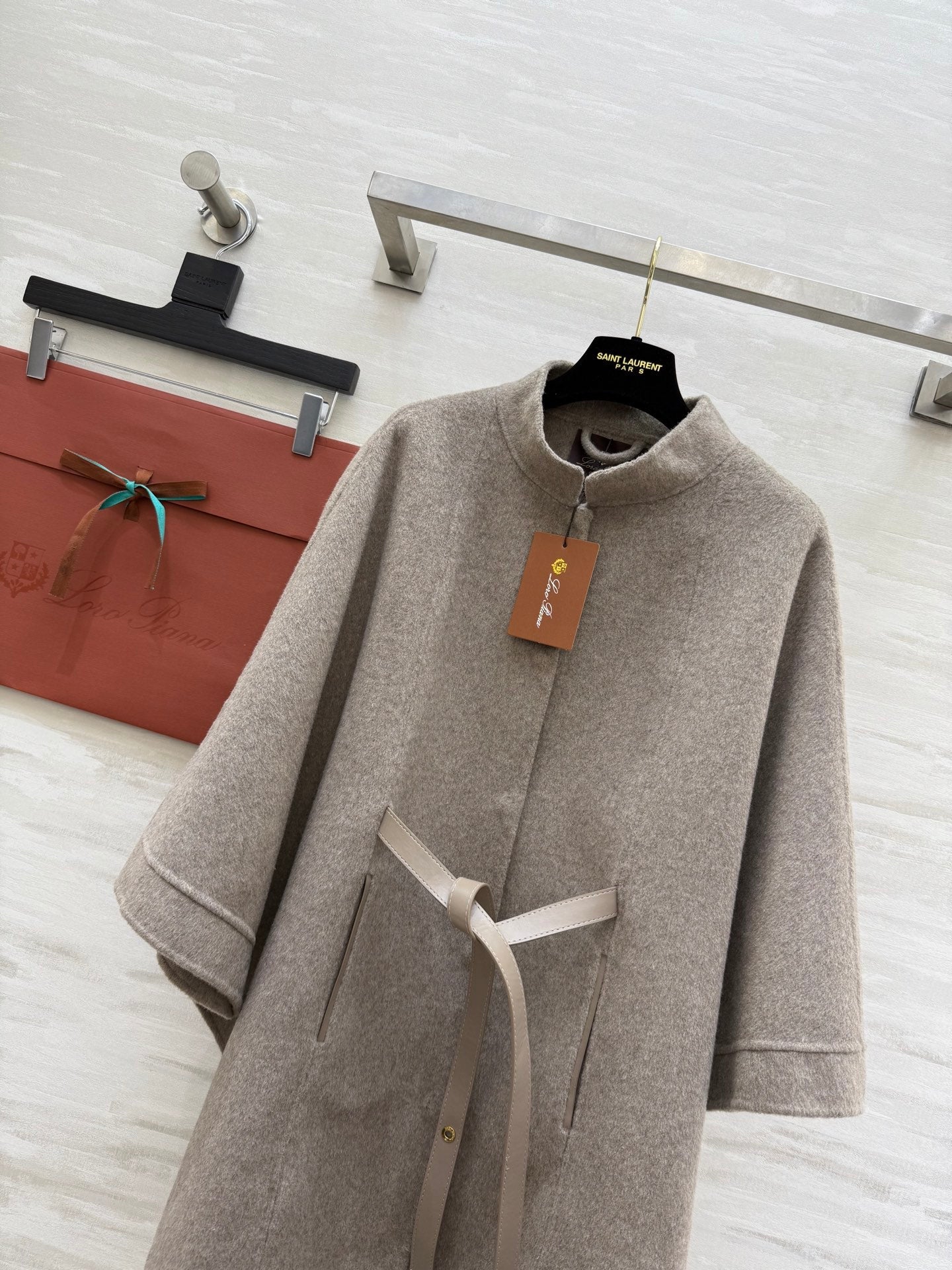 LP 25 Salzburg Cape Coat Naturale Brown Cashmere 319368