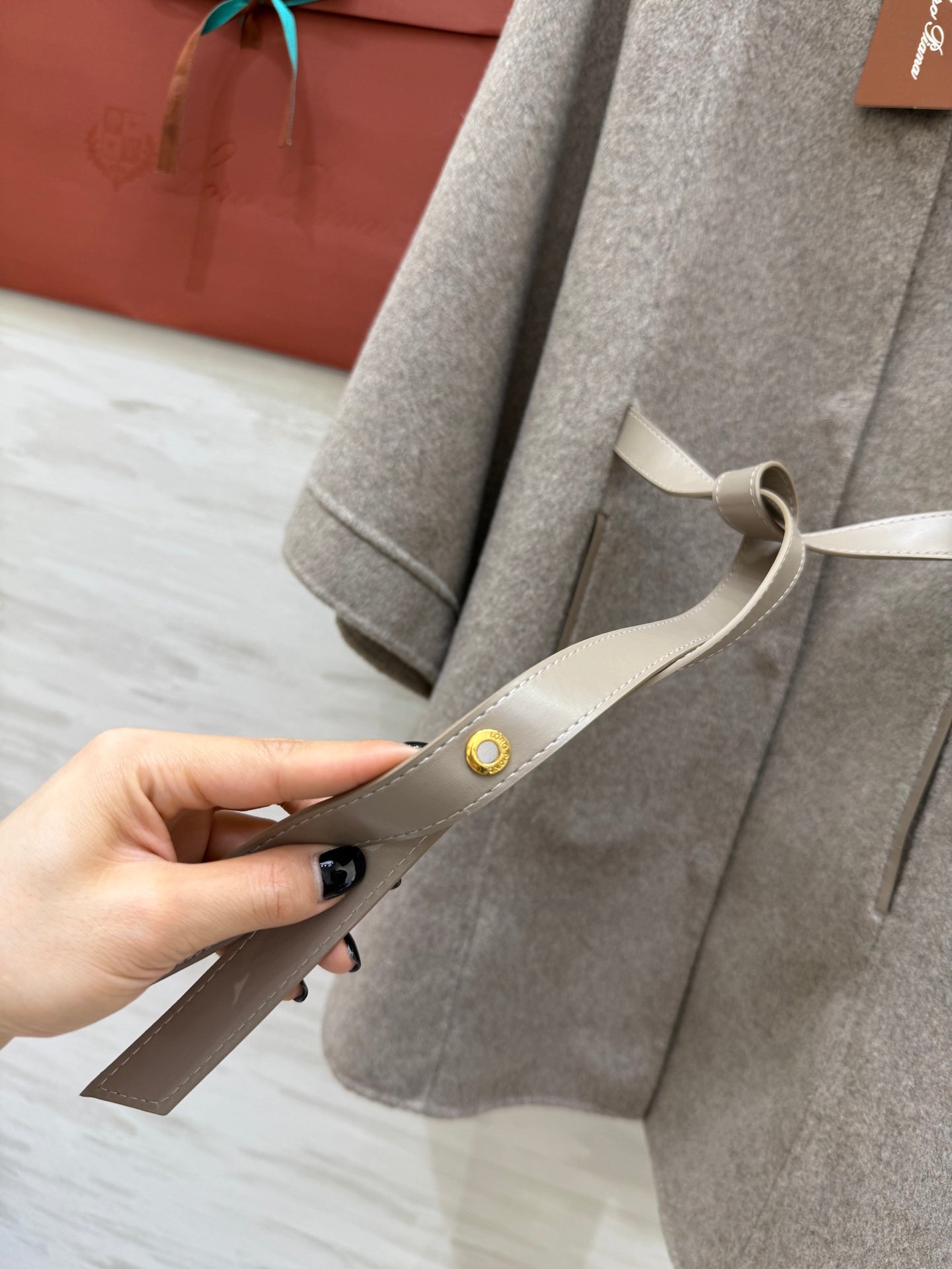 LP 25 Salzburg Cape Coat Naturale Brown Cashmere 319368