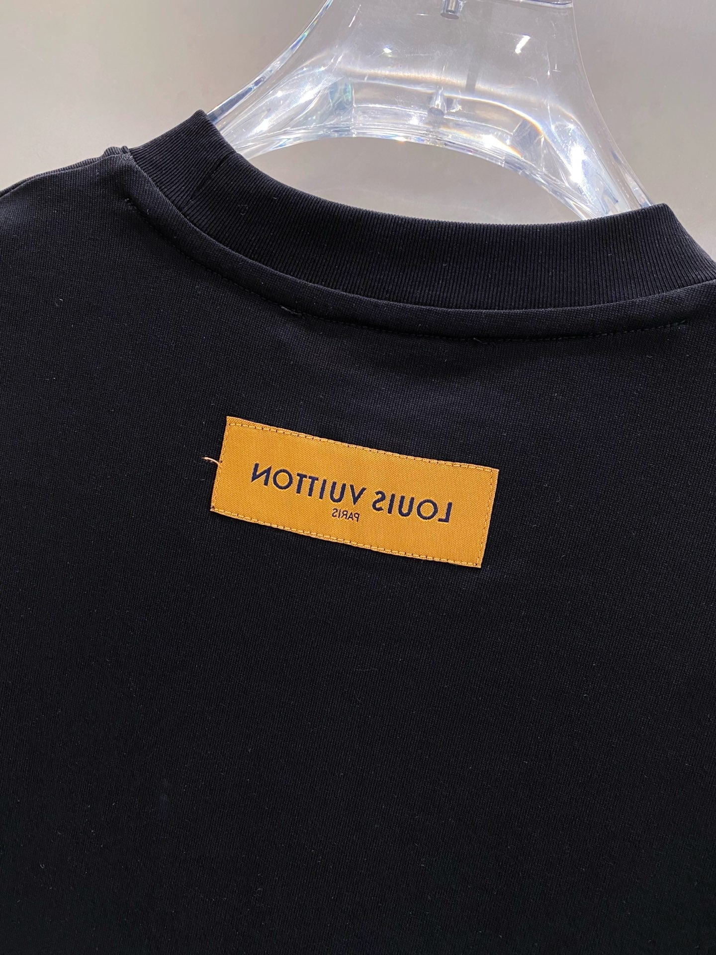 LV MONOGRAM T-SHIRT BLACK COTTON 238824