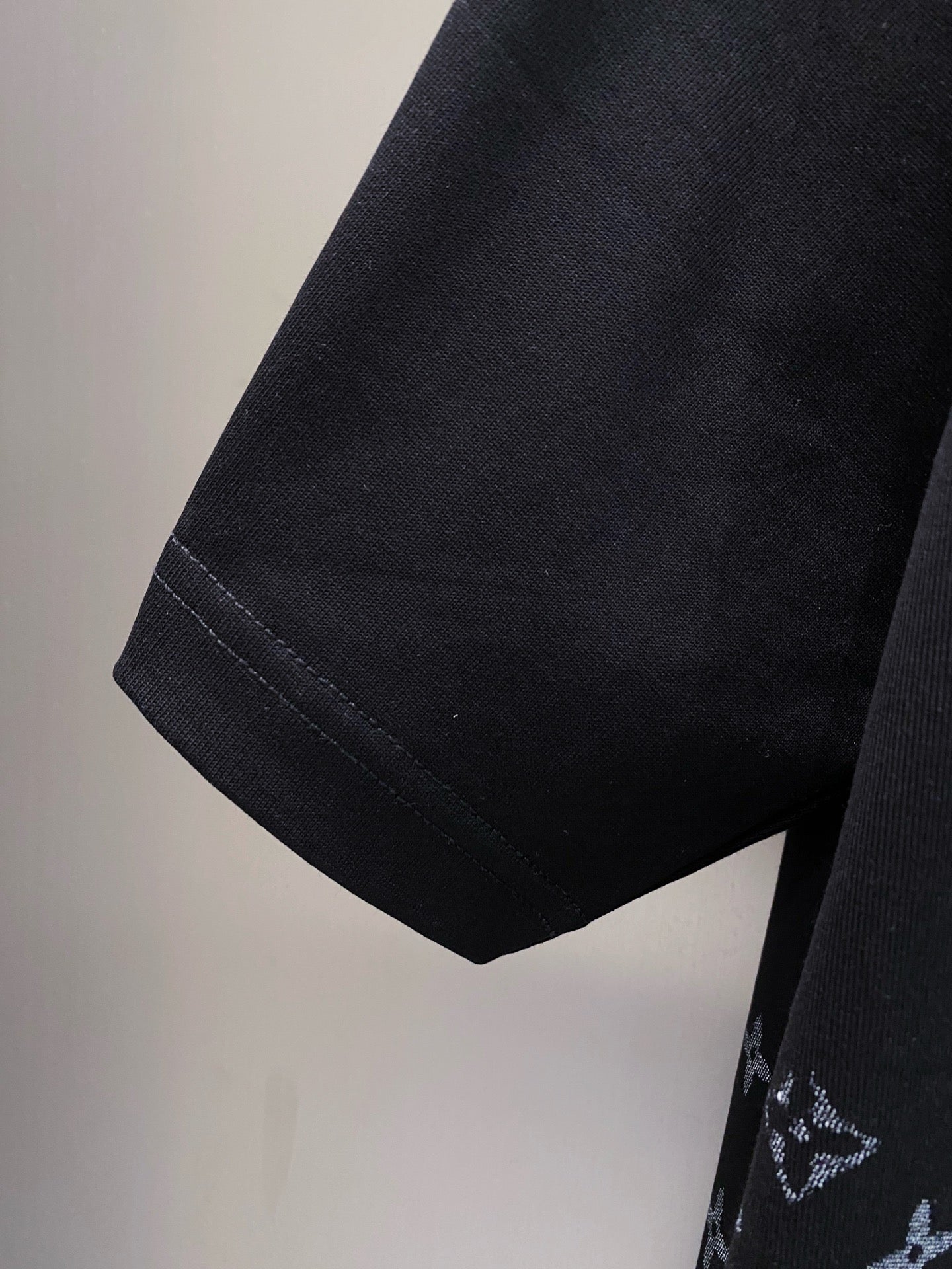 LV MONOGRAM T-SHIRT BLACK COTTON 238824