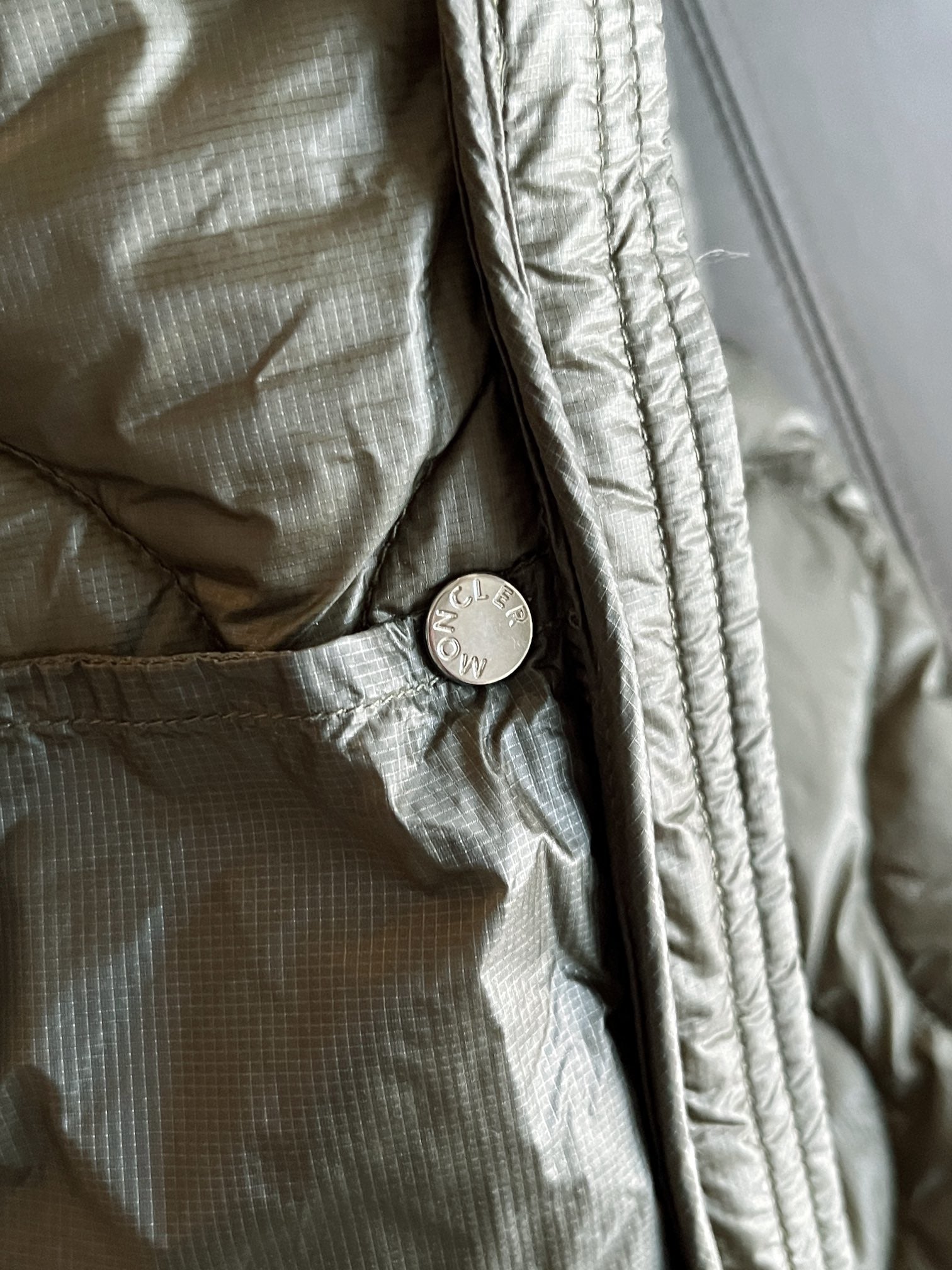 MC 25 Quilted Jacket Moss Green Polyester 0003