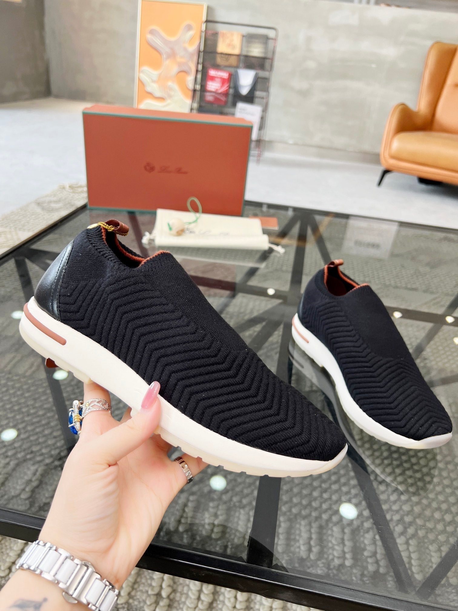 LP 360 FLEXY ACTIVE SNEAKER BLACK WOOL