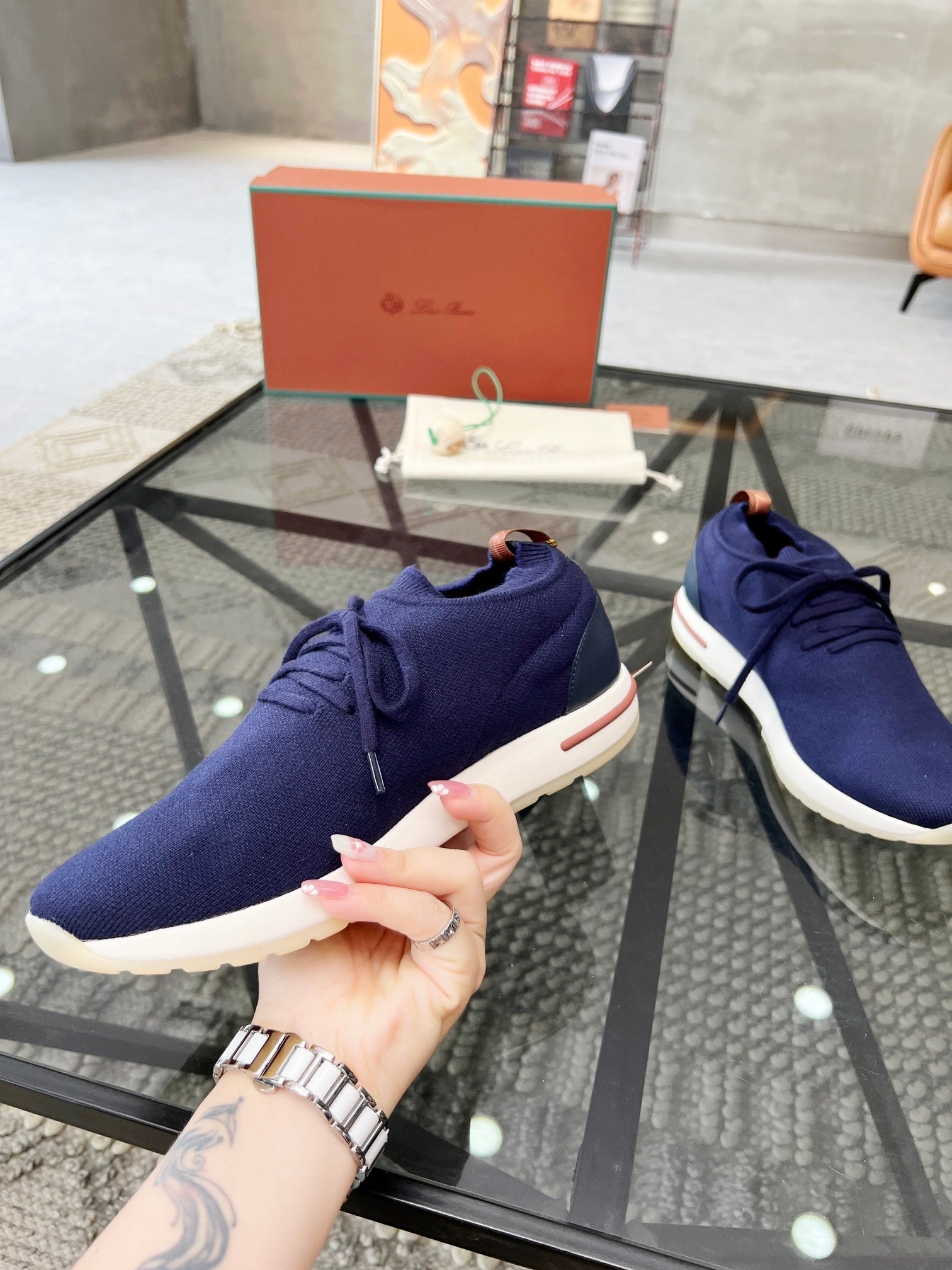 LP KINGS 360 FLEXY WALK SNEAKER NAVY WOOL