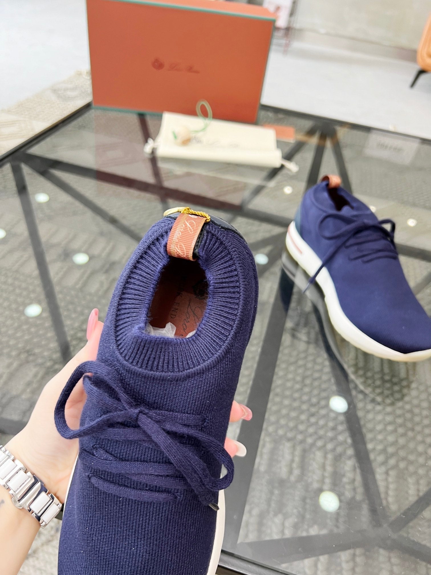 LP KINGS 360 FLEXY WALK SNEAKER NAVY WOOL