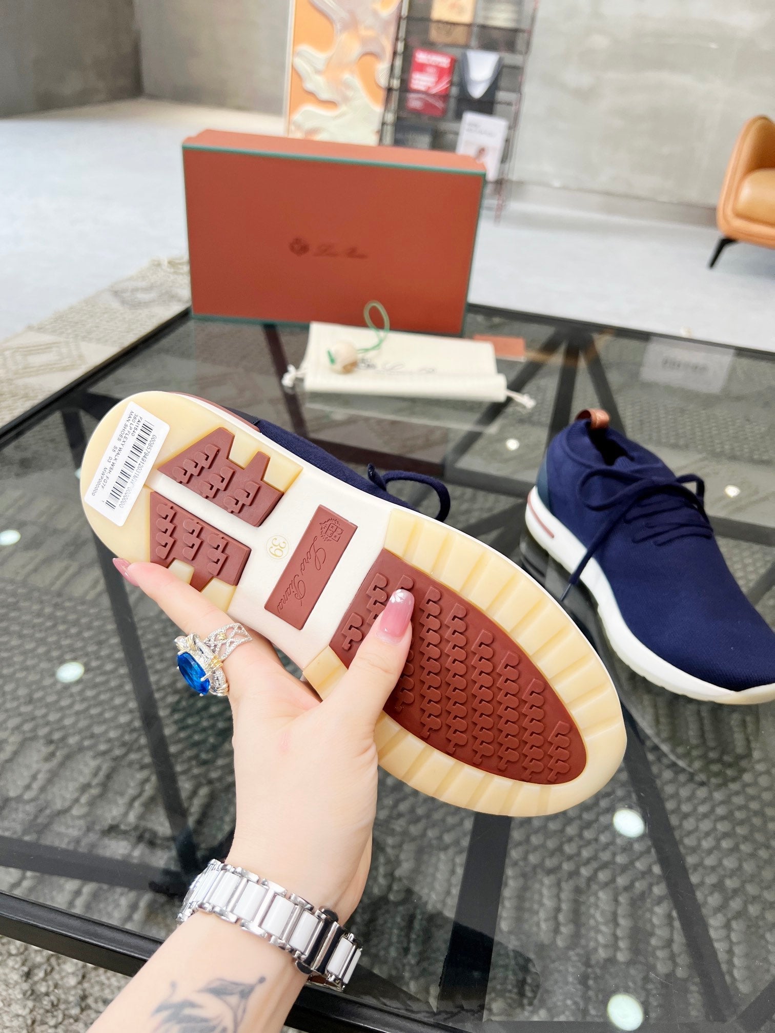 LP KINGS 360 FLEXY WALK SNEAKER NAVY WOOL