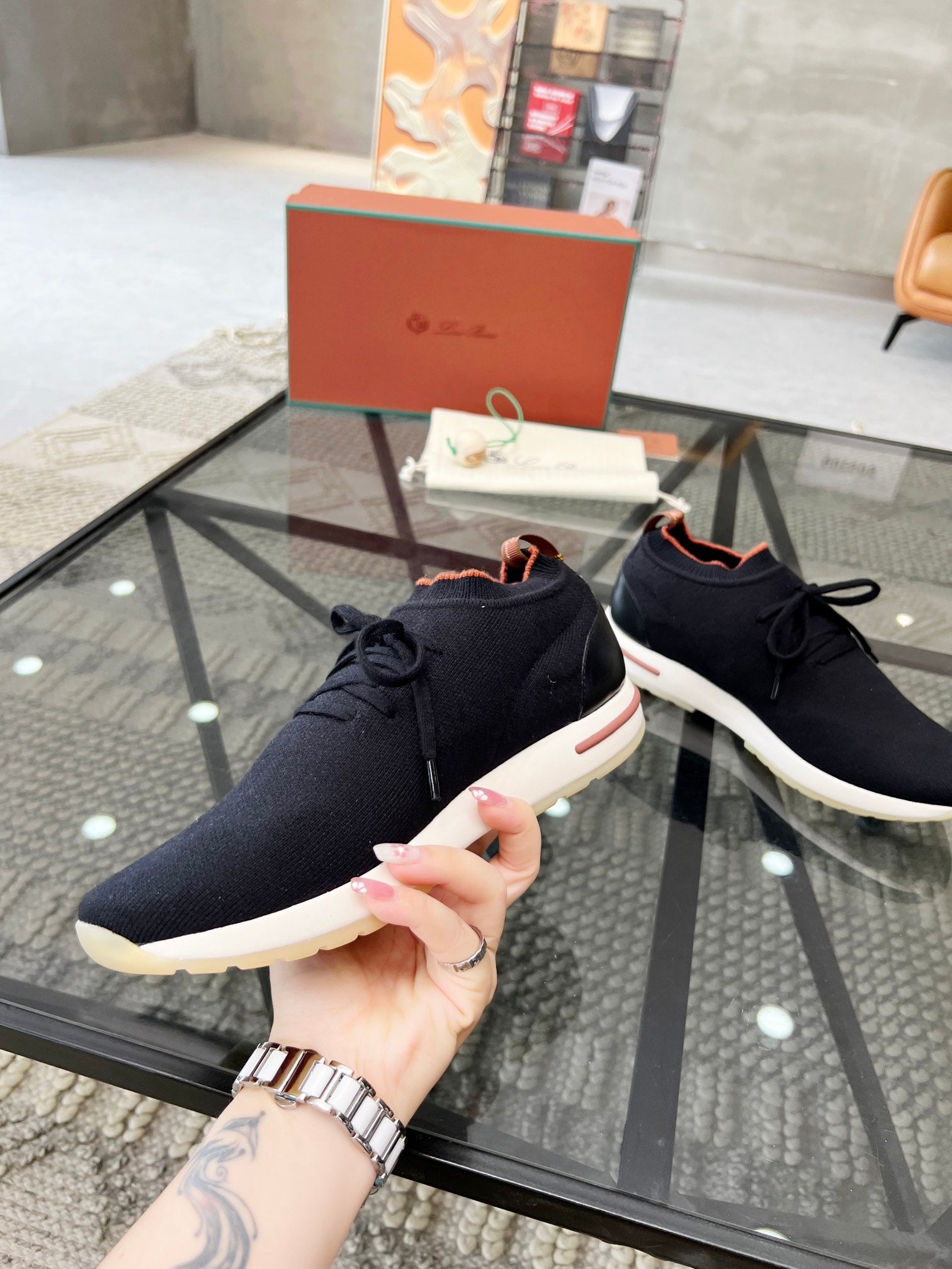 LP KINGS 360 FLEXY WALK SNEAKER BLACK WOOL