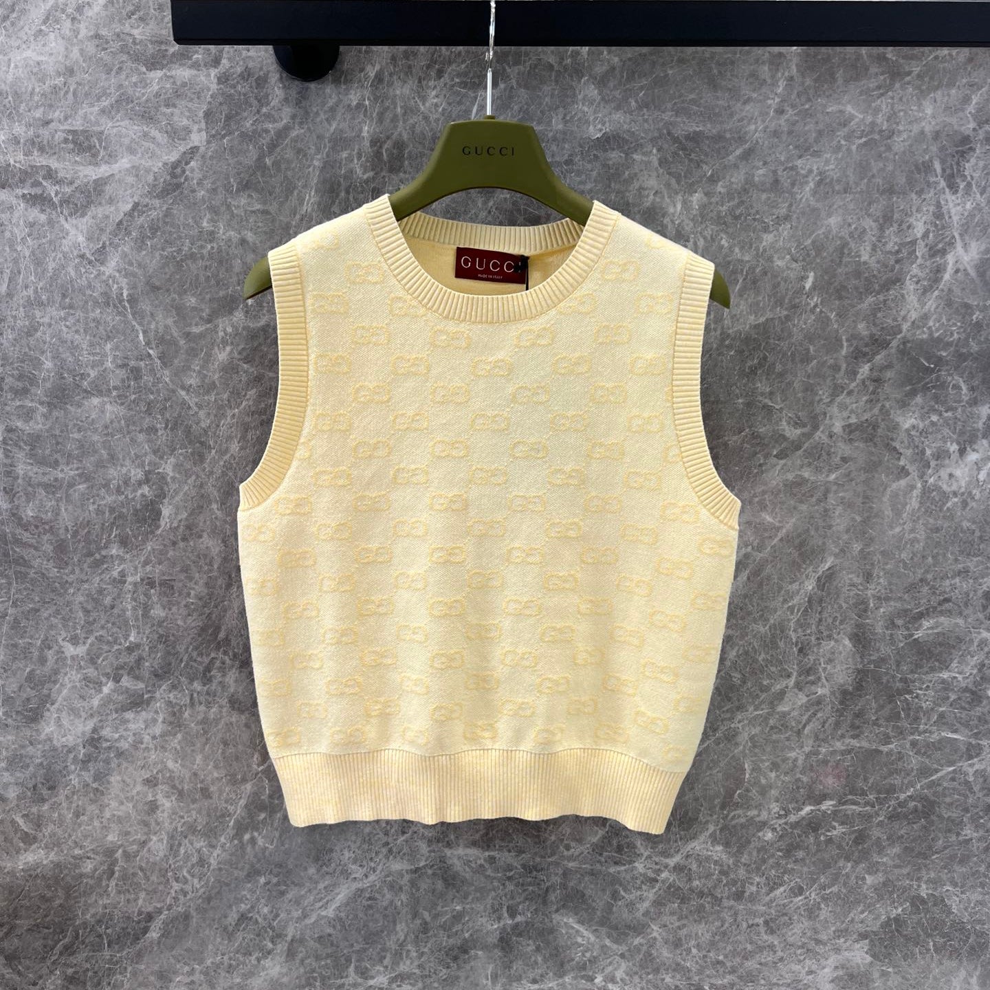GG 25 Vest Light Yellow Wool 0036