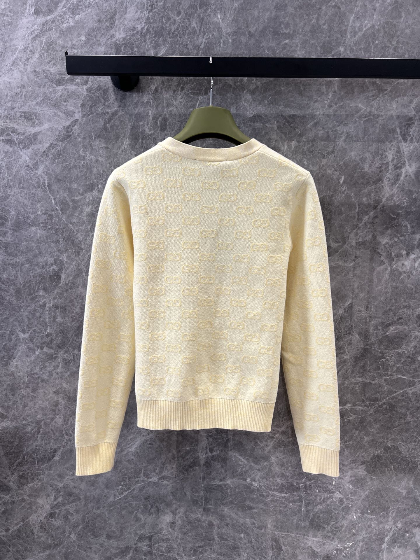 GG 25 Cardigan Light Yellow Wool 0035