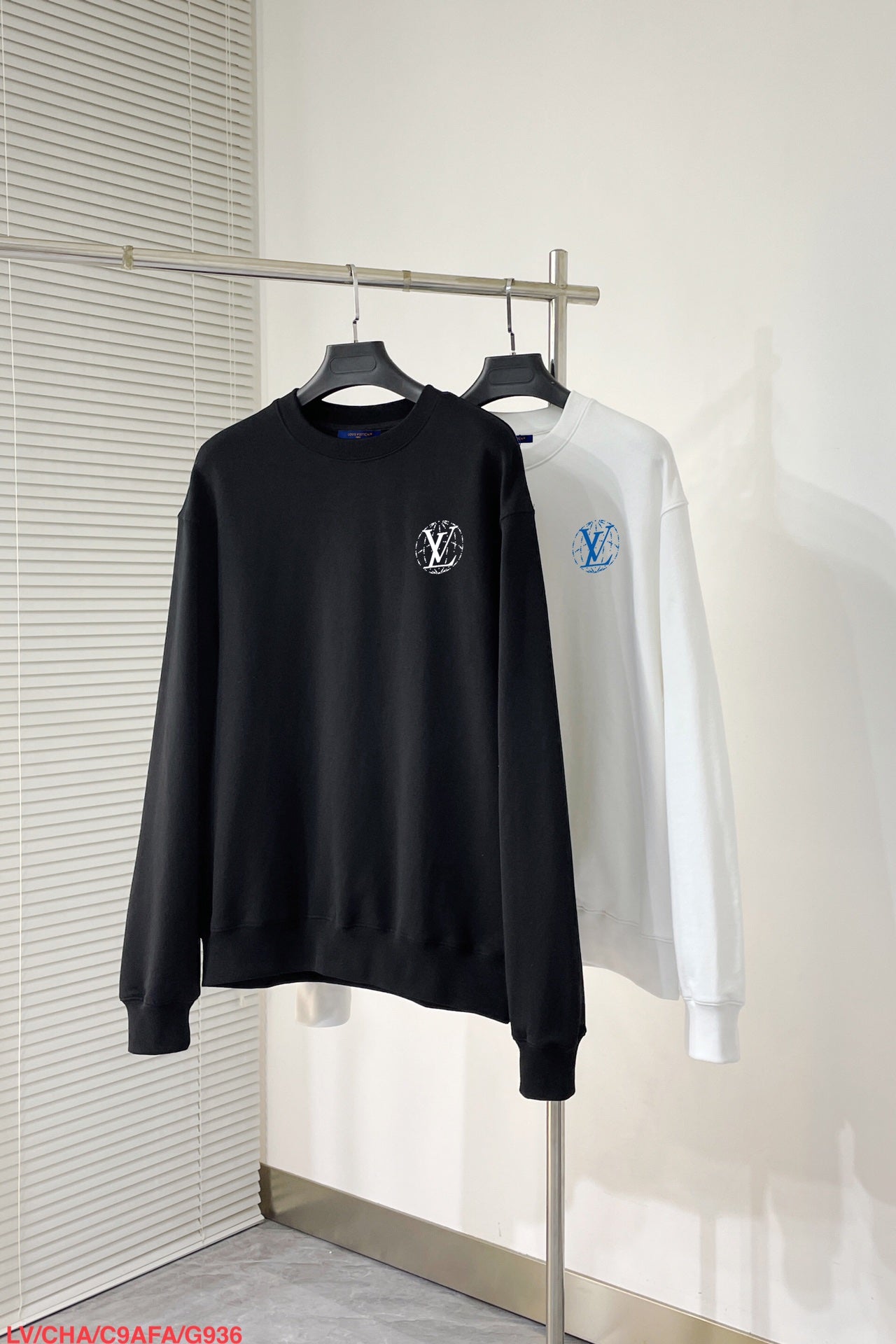 LV SWEATER BLACK COTTON FABRIC 239600