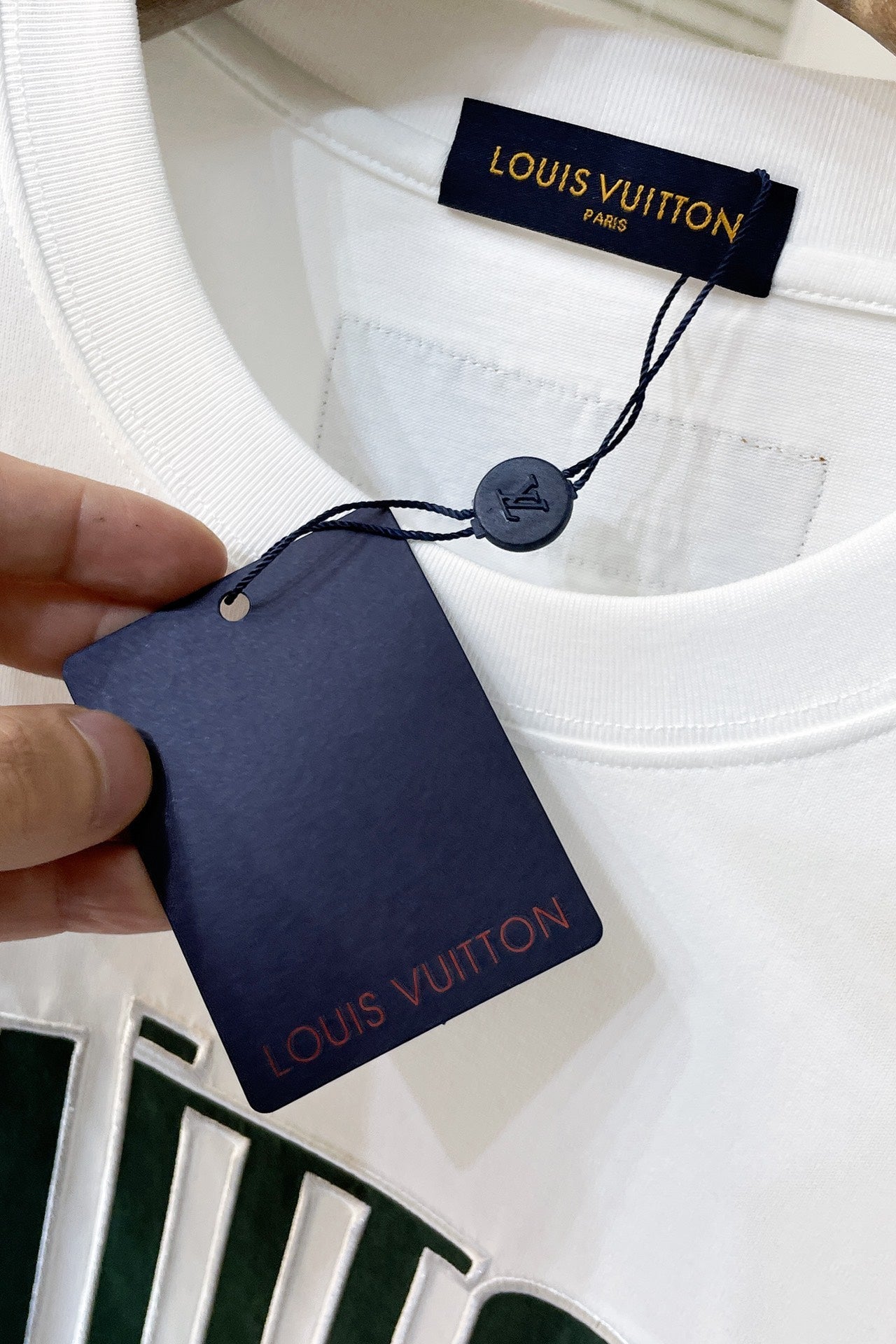 LV T-SHIRT WHITE COTTON 239604