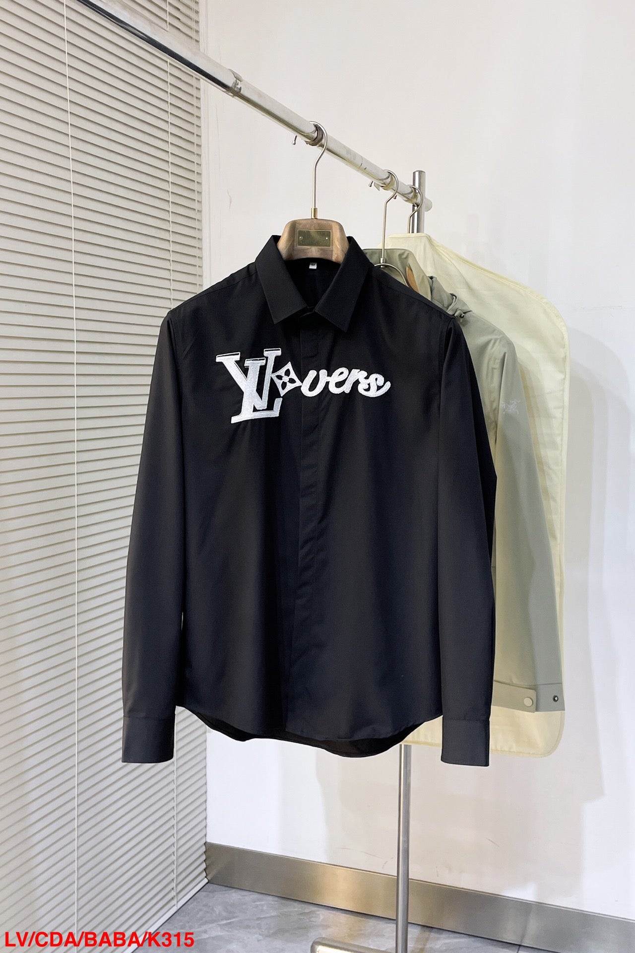 LV SHIRT WHITE COTTON 239608