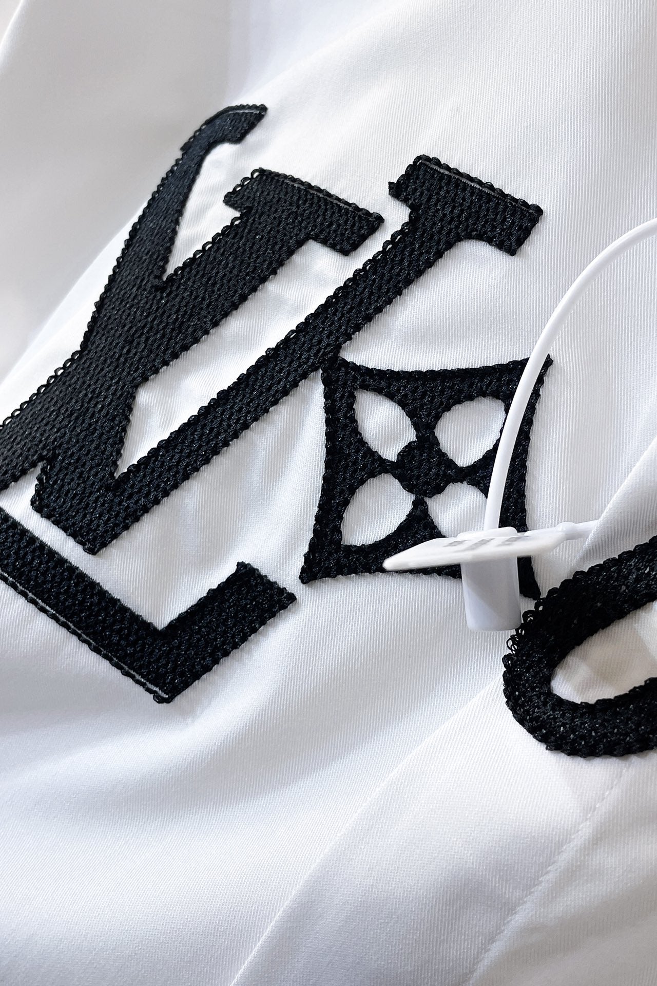 LV SHIRT WHITE COTTON 239608