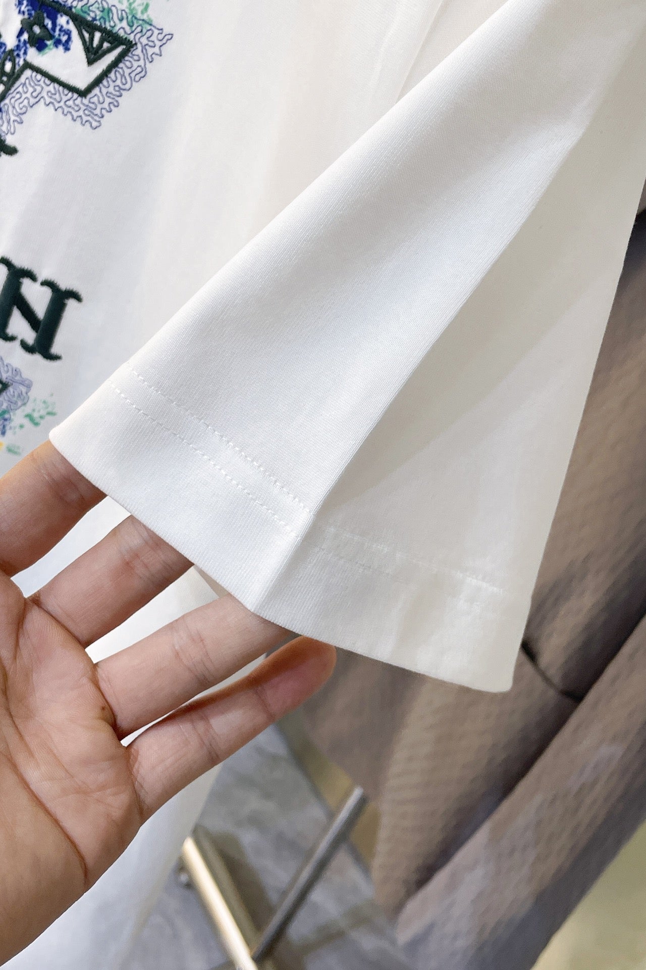 LV T-SHIRT WHITE MIX COLORFUL COTTON 239605