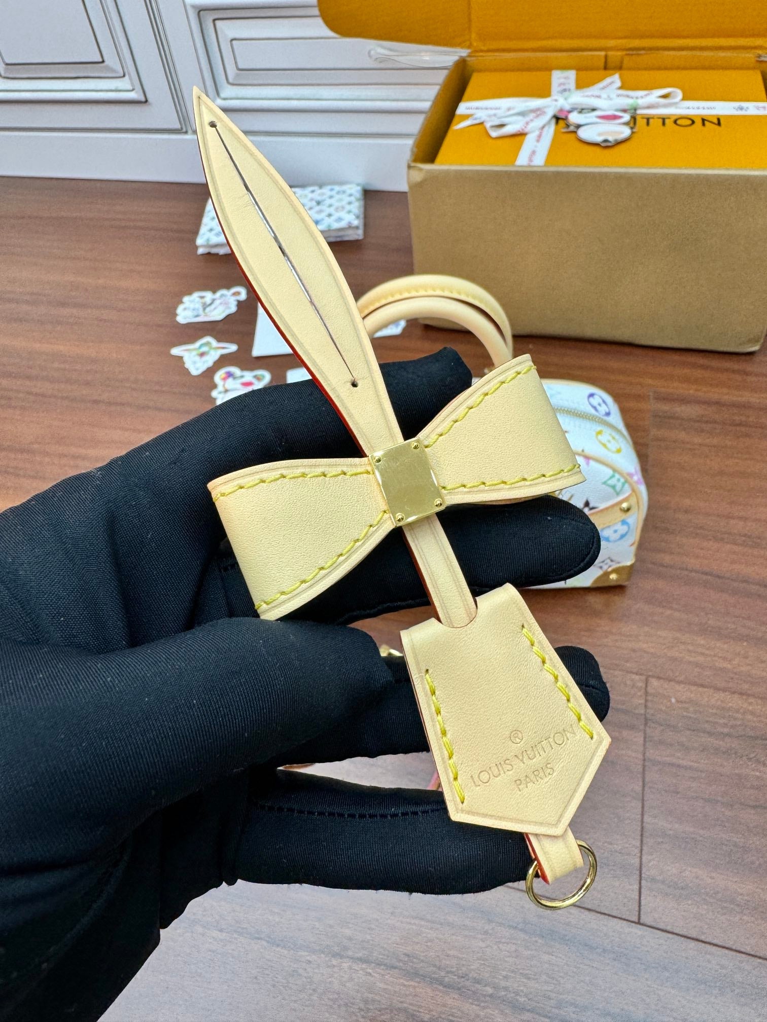 LV Nano Speedy 27cm White Multicolore Monogram Canvas 330435