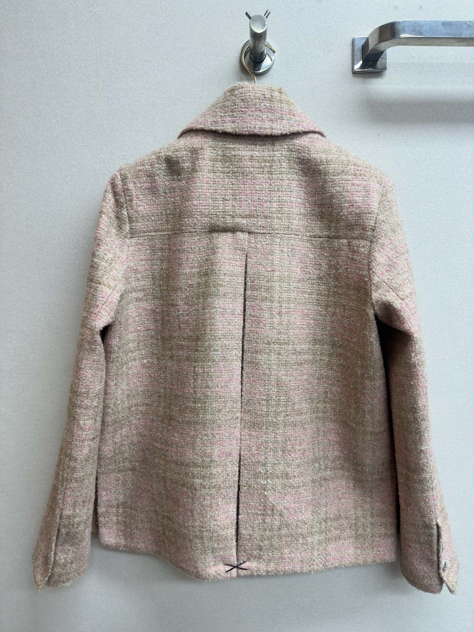 CC Tweed Jacket Pink Laine Wool Alpaga 251960