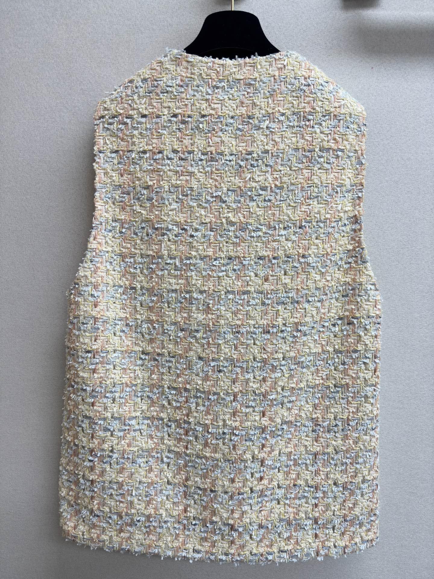 CC Vest Pink Blue Cotton Polyamide 237354