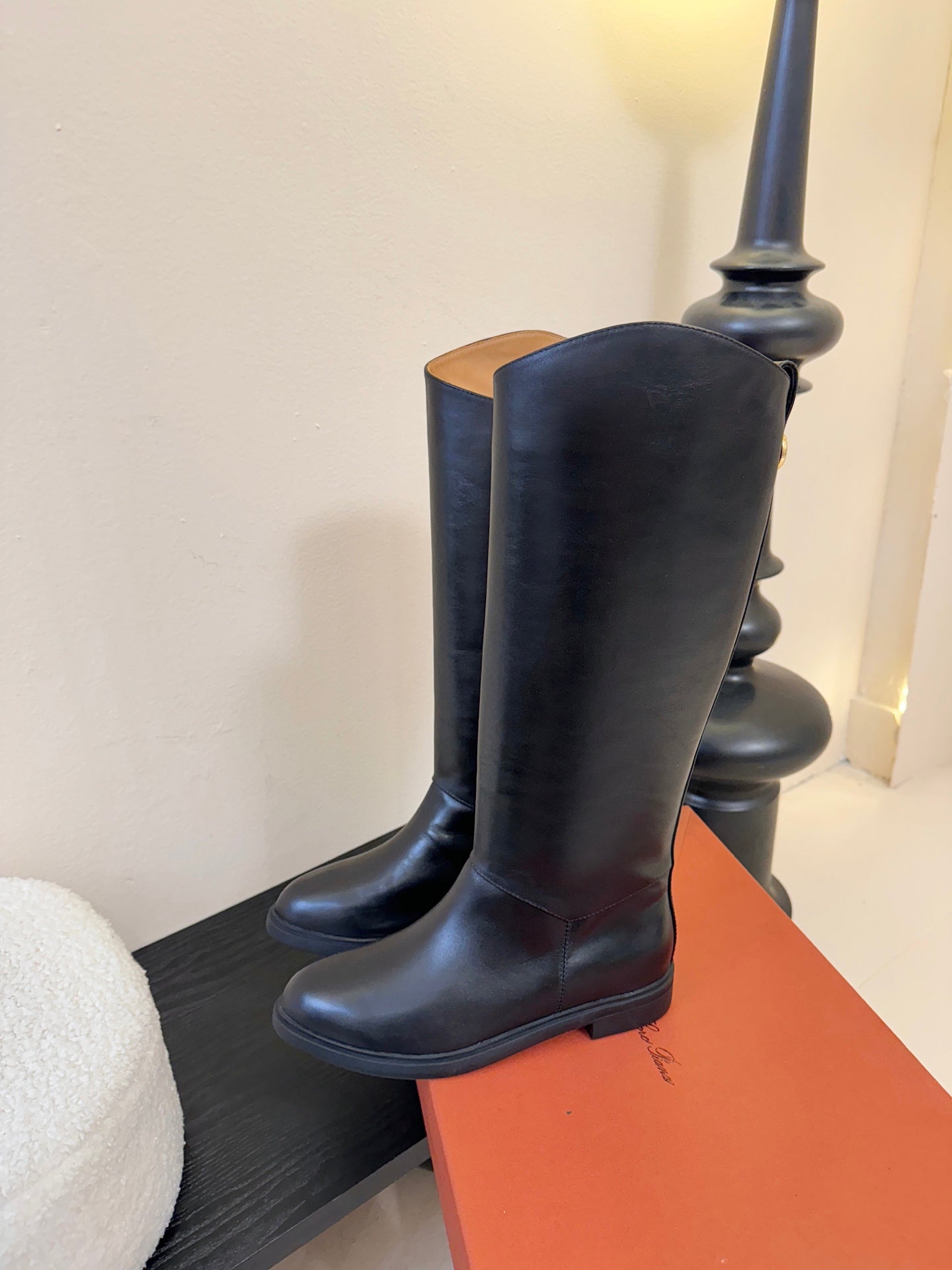 LP 26SS High Boot Black Cowhide 580939