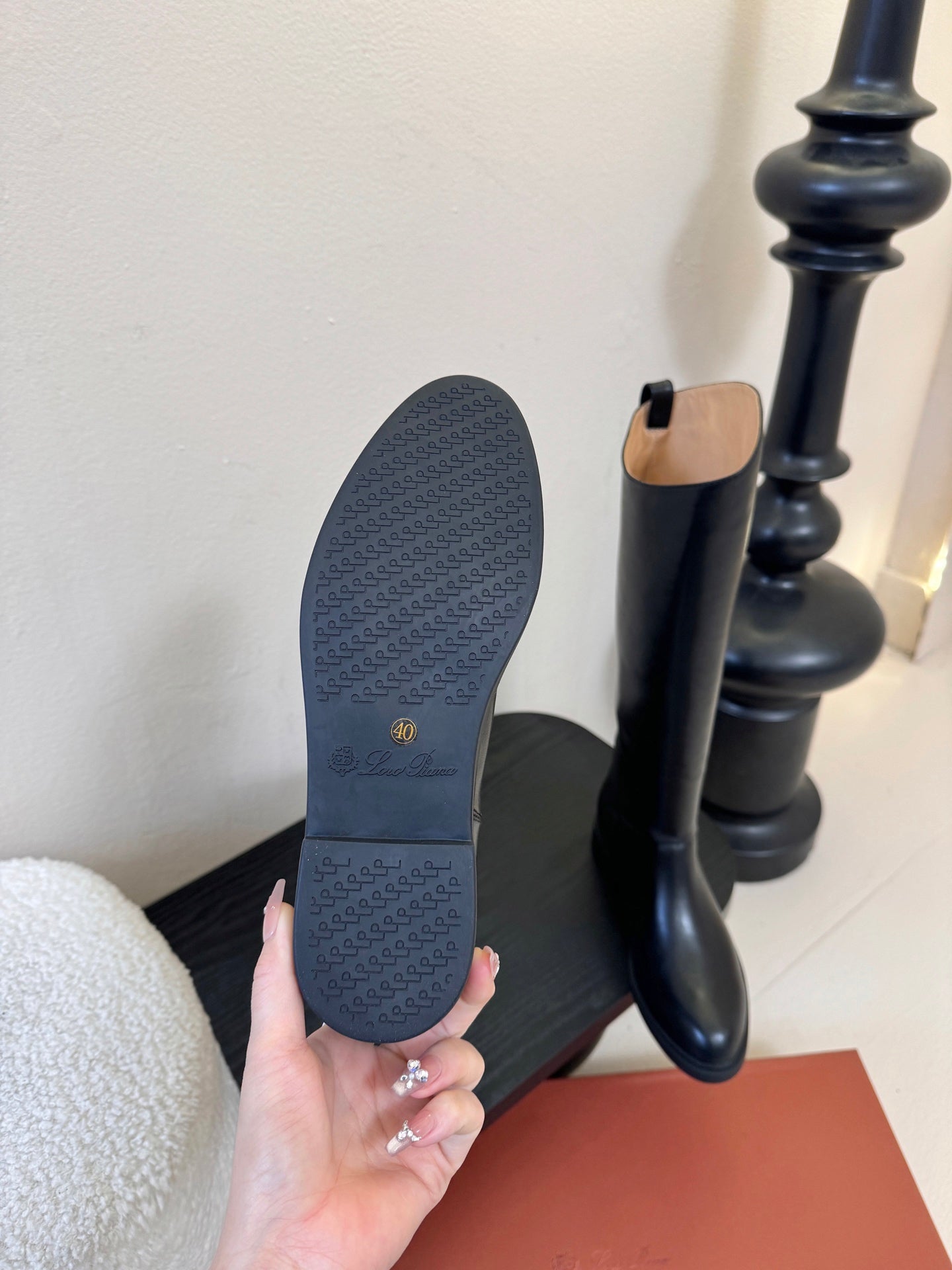 LP 26SS High Boot Black Cowhide 580939