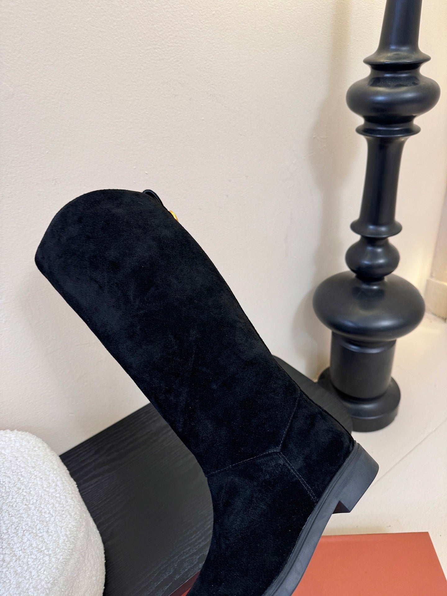 LP 26SS High Boot Black Suede 580941