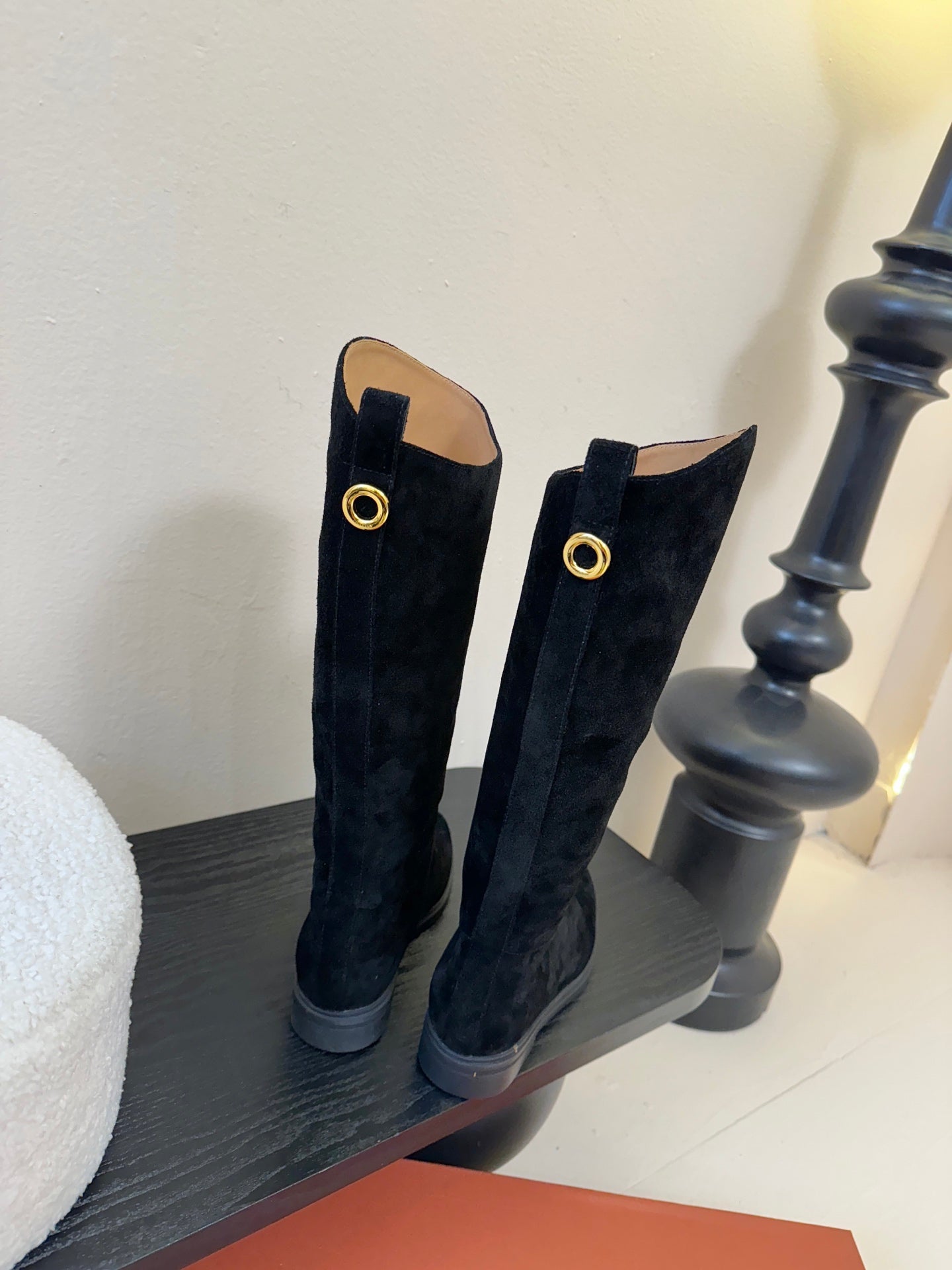 LP 26SS High Boot Black Suede 580941