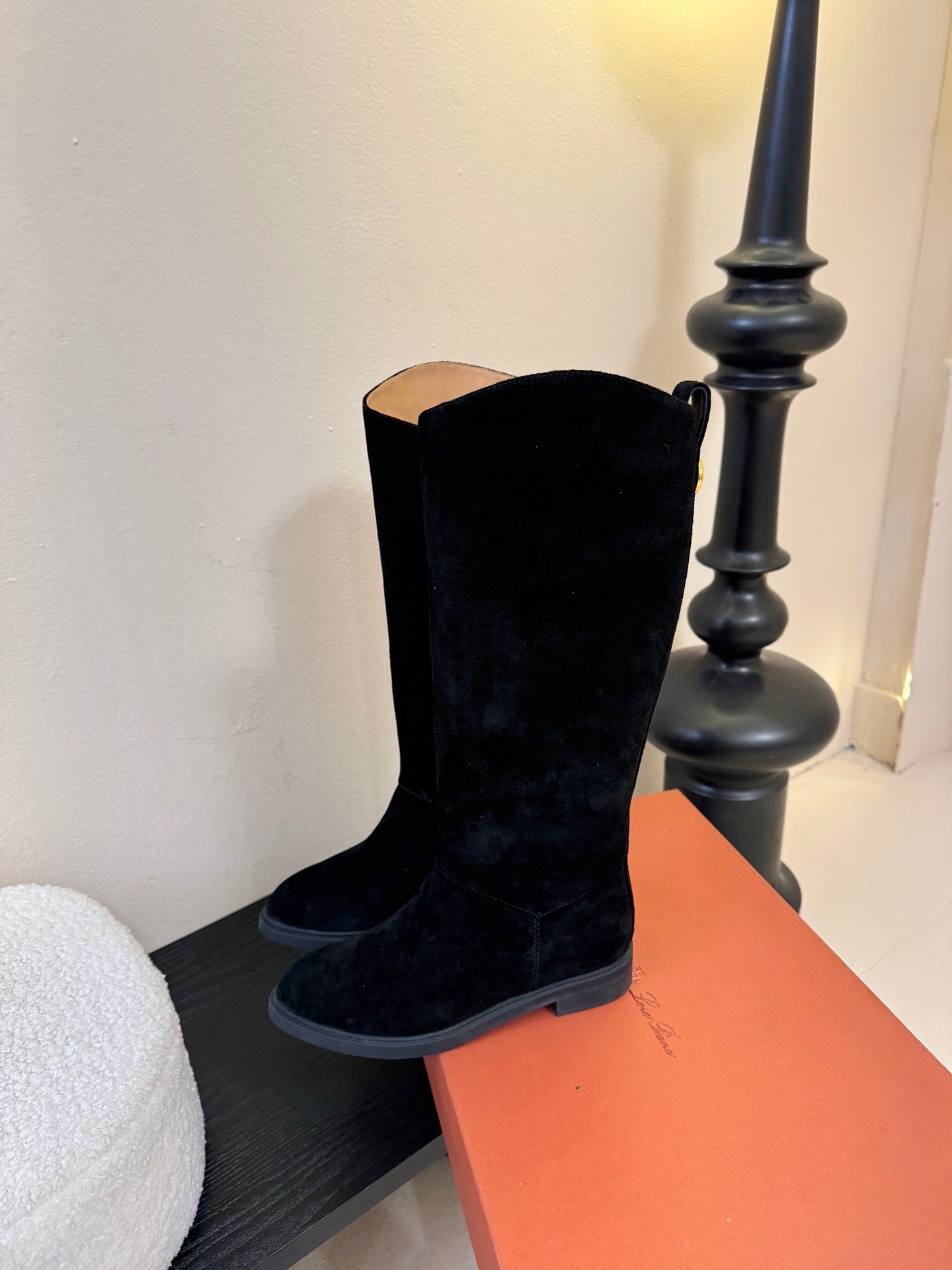 LP 26SS High Boot Black Suede 580941