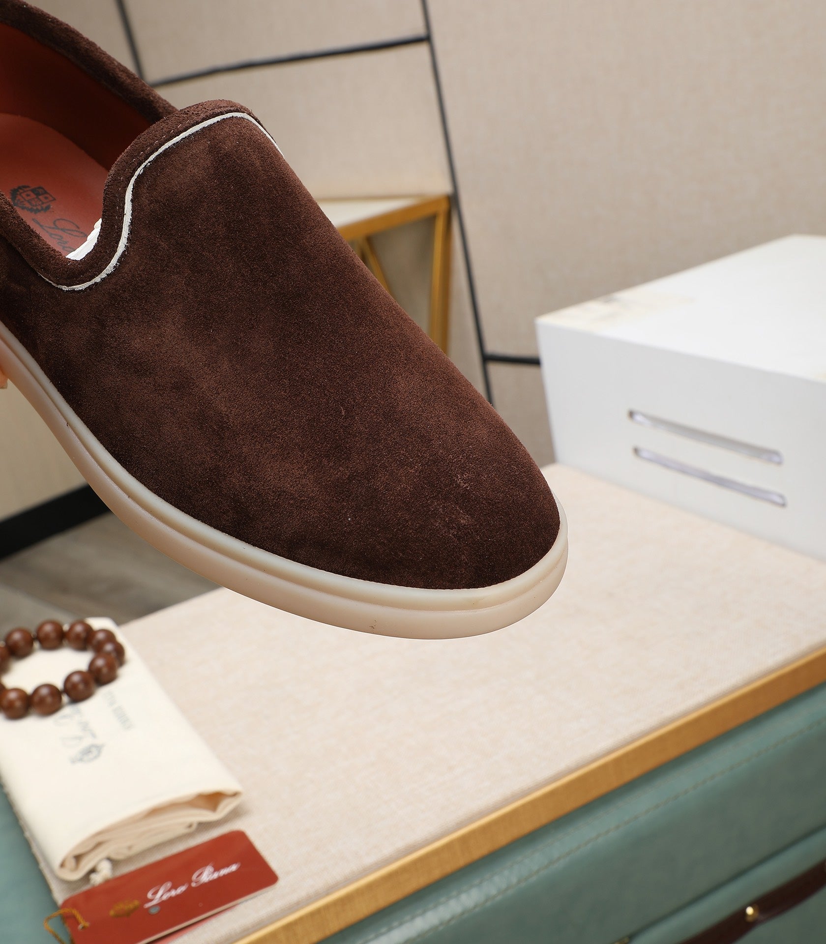 LP VENICE WALK LOAFERS BROWN SUEDE