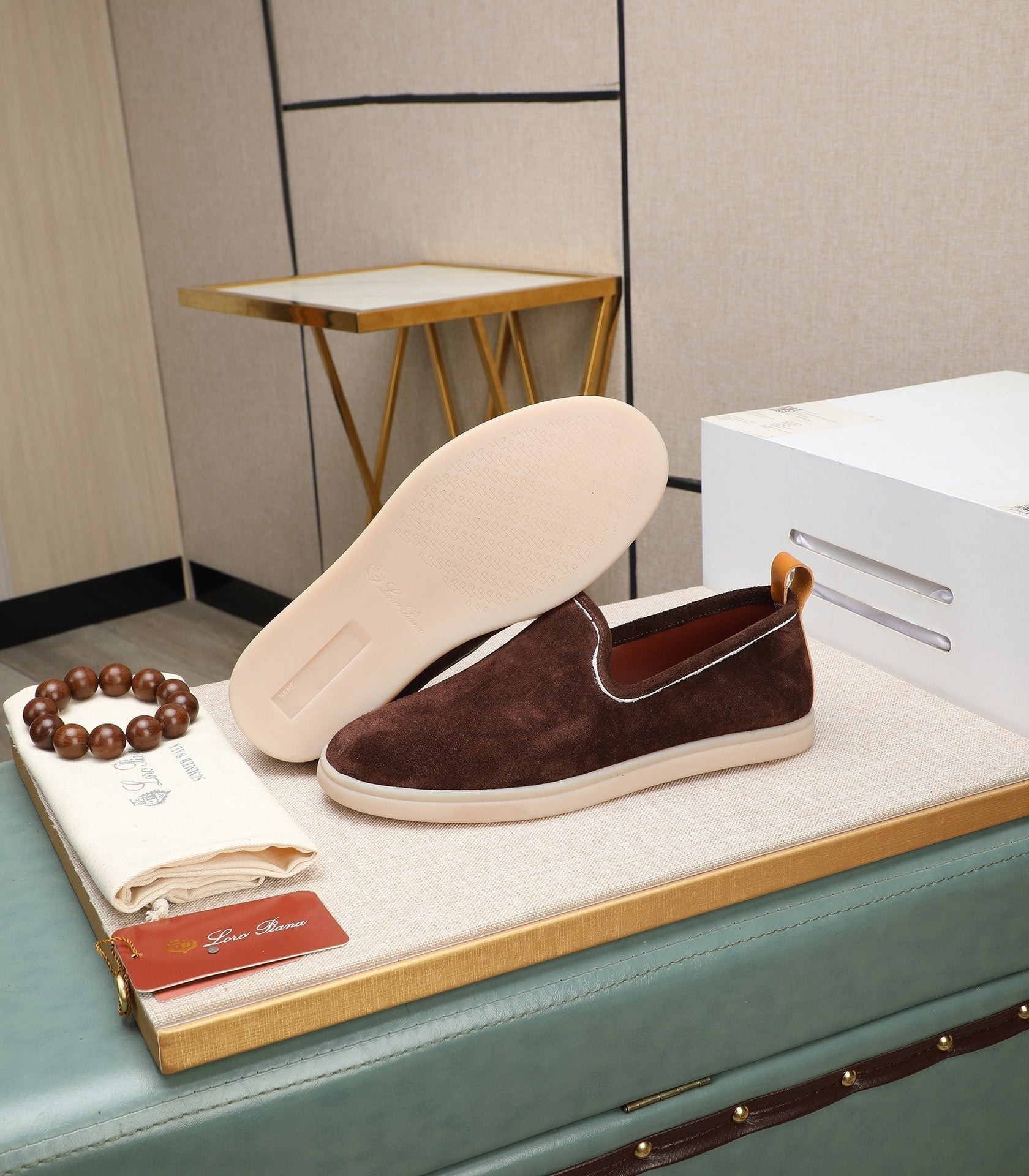 LP VENICE WALK LOAFERS BROWN SUEDE