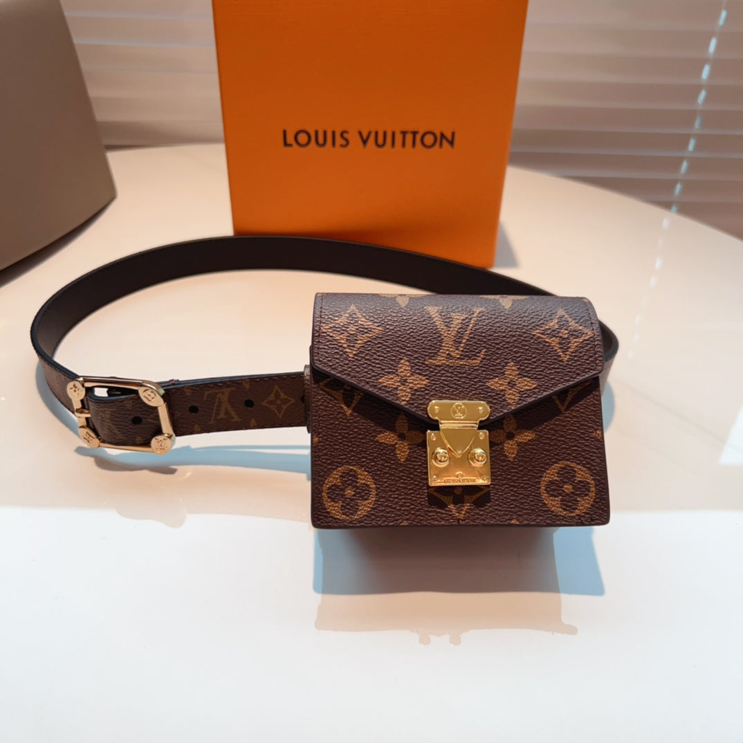 Lv Metis Belt Bag 30 Brown Monogram