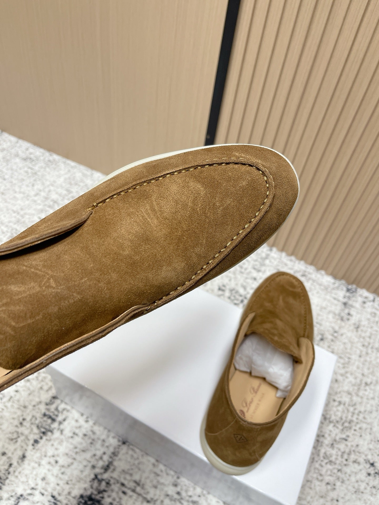 LP Open Walk Ankle Boot Camel Suede 534326