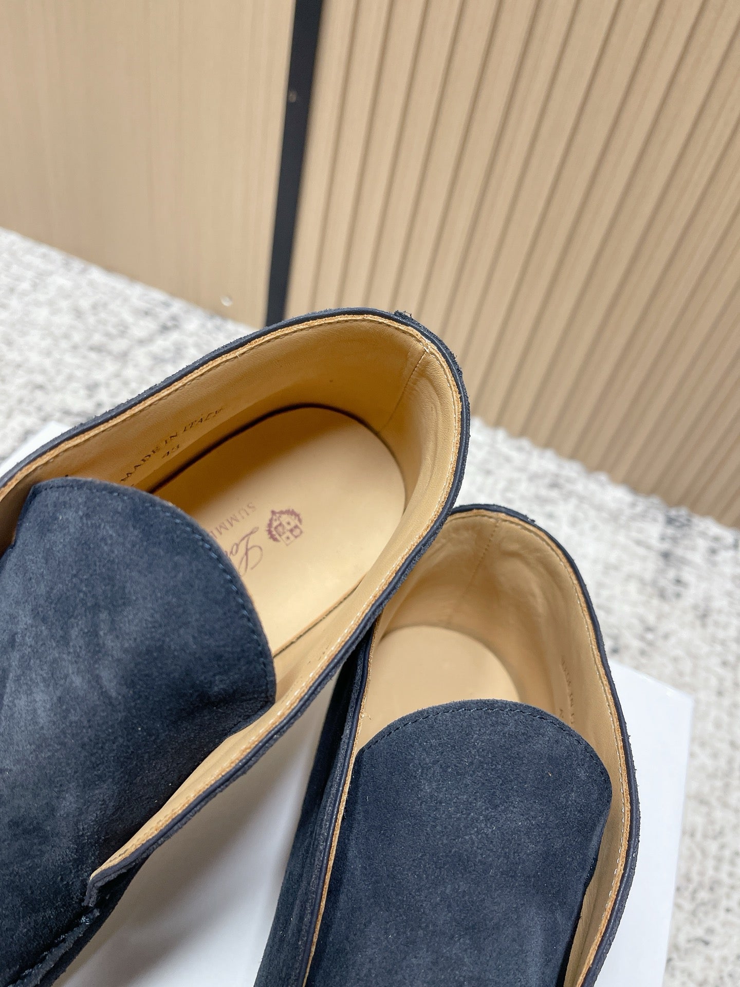 LP Open Walk Ankle Boot Dark Blue Suede 534329