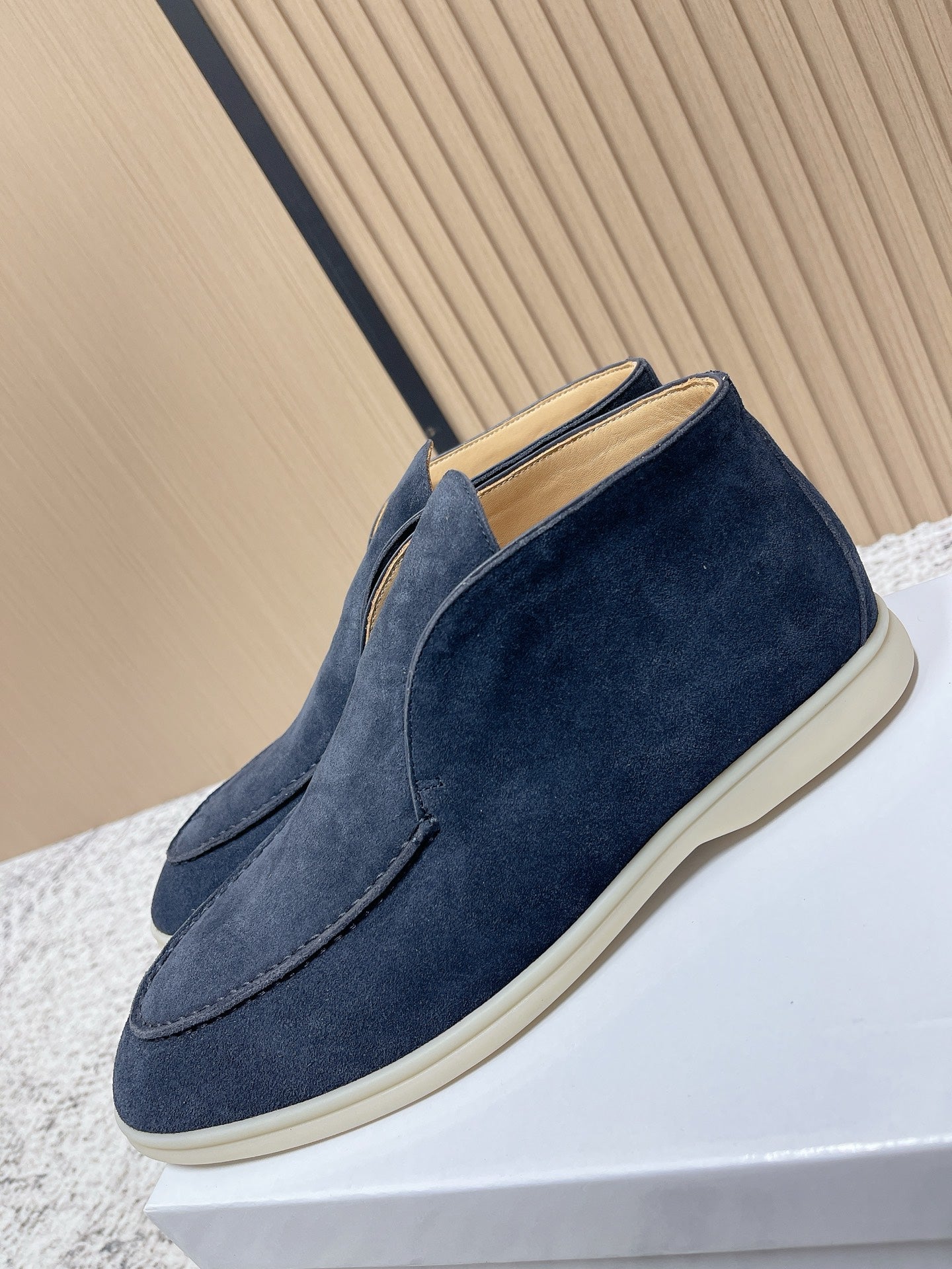 LP Open Walk Ankle Boot Dark Blue Suede 534329