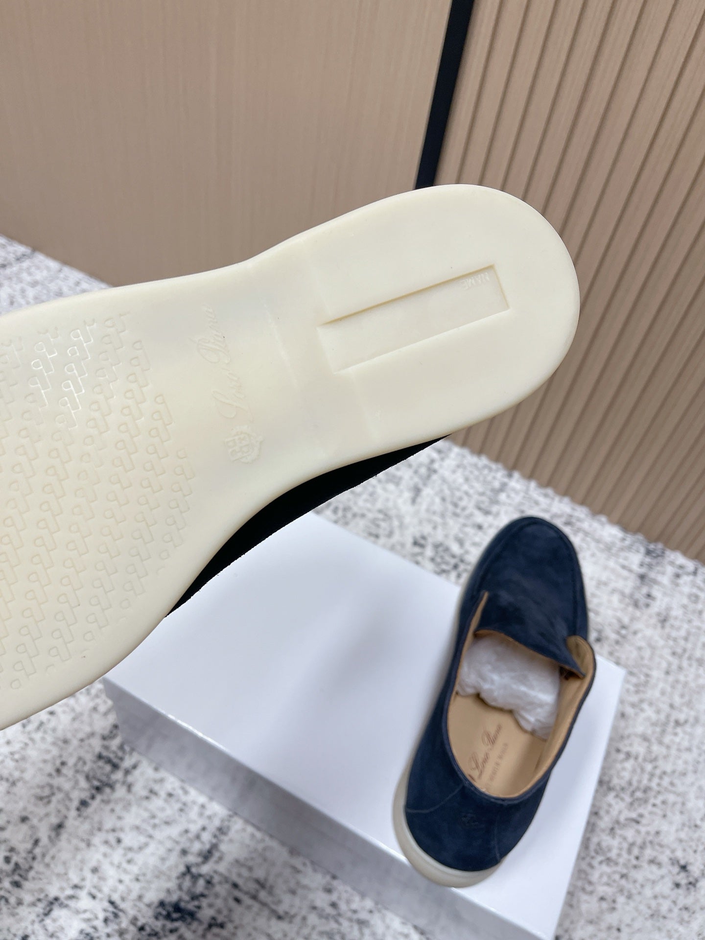 LP Open Walk Ankle Boot Dark Blue Suede 534329