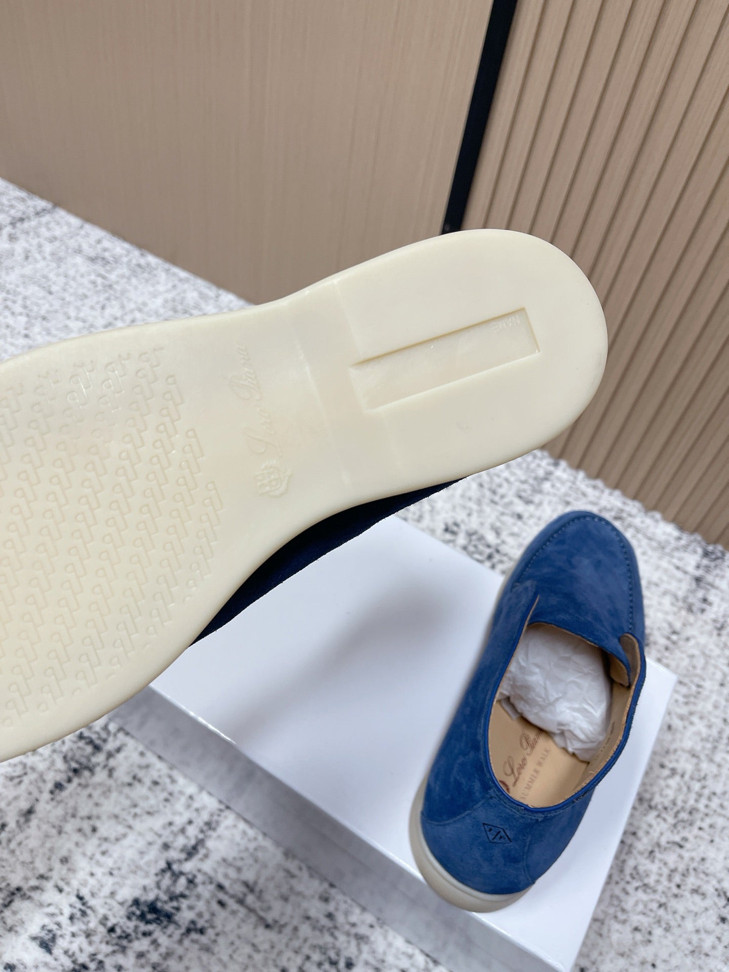 LP Open Walk Ankle Boot Blue Suede 534330