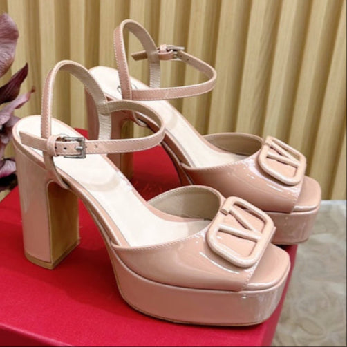 VT High Heels Sandals 110mm Nude Calfskin 286480