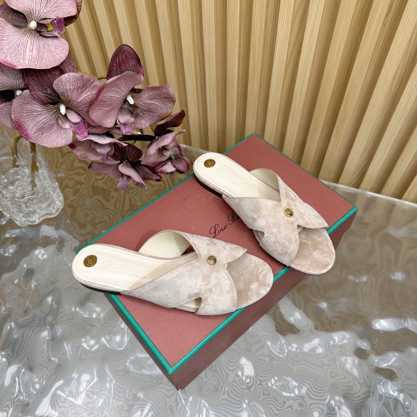 LP Vera Sandal Light Beige Sheepskin 307962