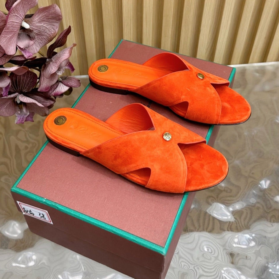 LP Vera Sandal Orange Sheepskin 307964
