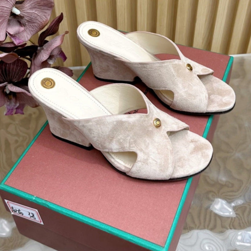 LP Vera Heeled Sandal Whisper White Sheepskin 307965