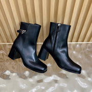 Prada 25 Boot Black Cowhide 498226