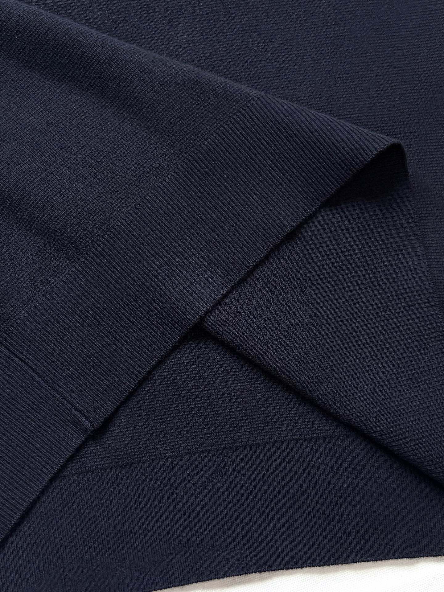 GG 25 Knitted Sweater Black Cotton 0007