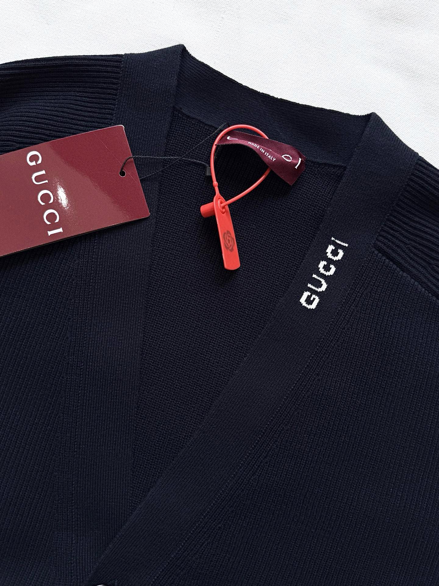 GG 25 Cardigan Black Cotton 0008