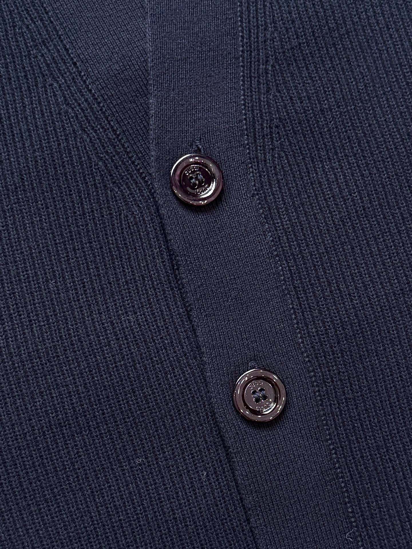 GG 25 Cardigan Black Cotton 0008