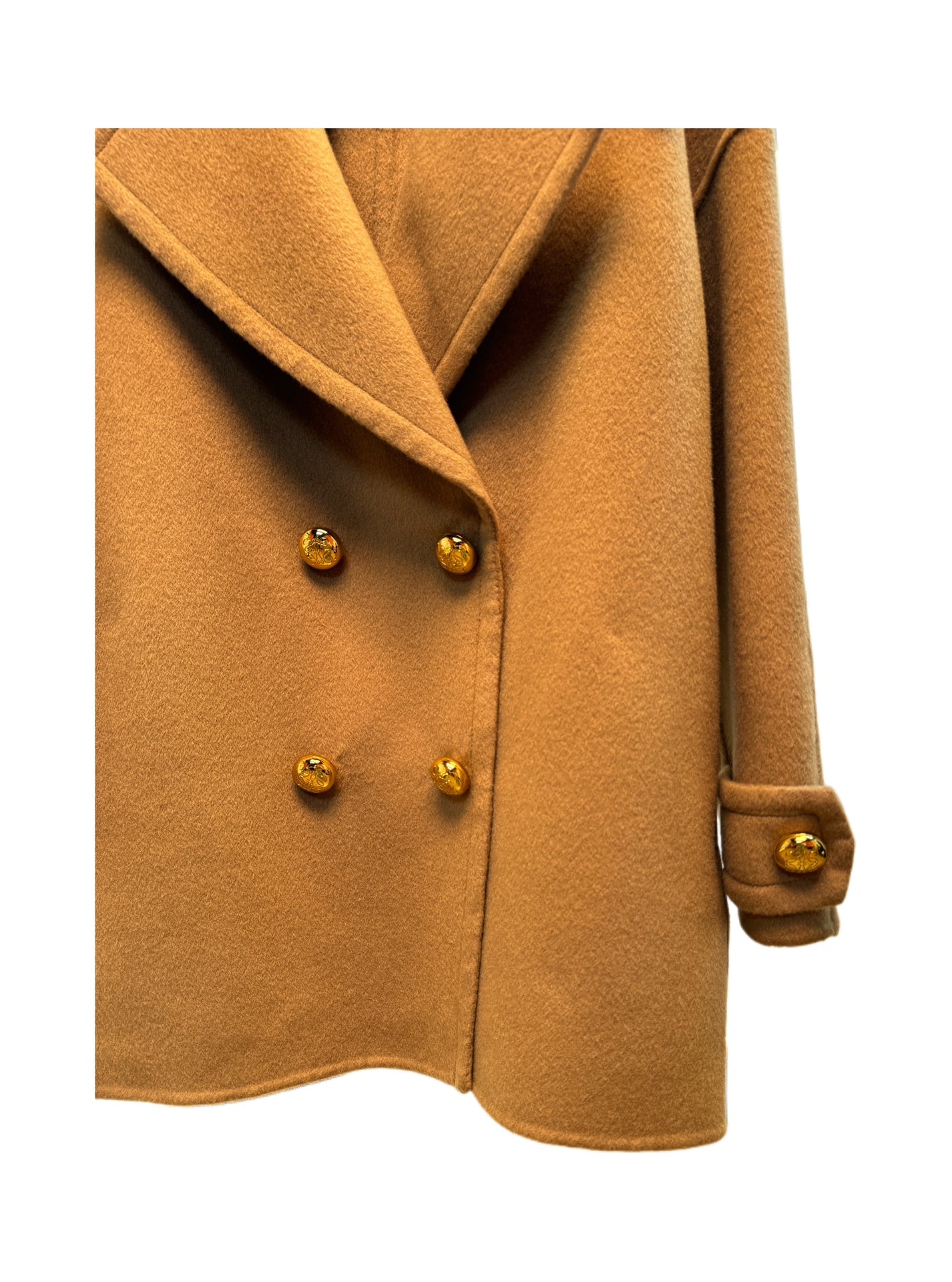 Loewe 2025 Coat Camel Wool Cashmere 305192