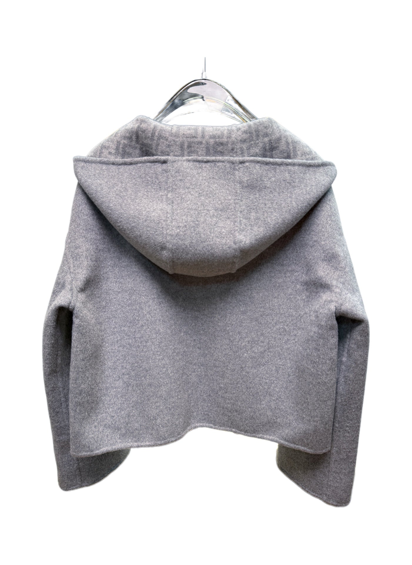 Fendi 25 Short Coat Grey Draper 0005