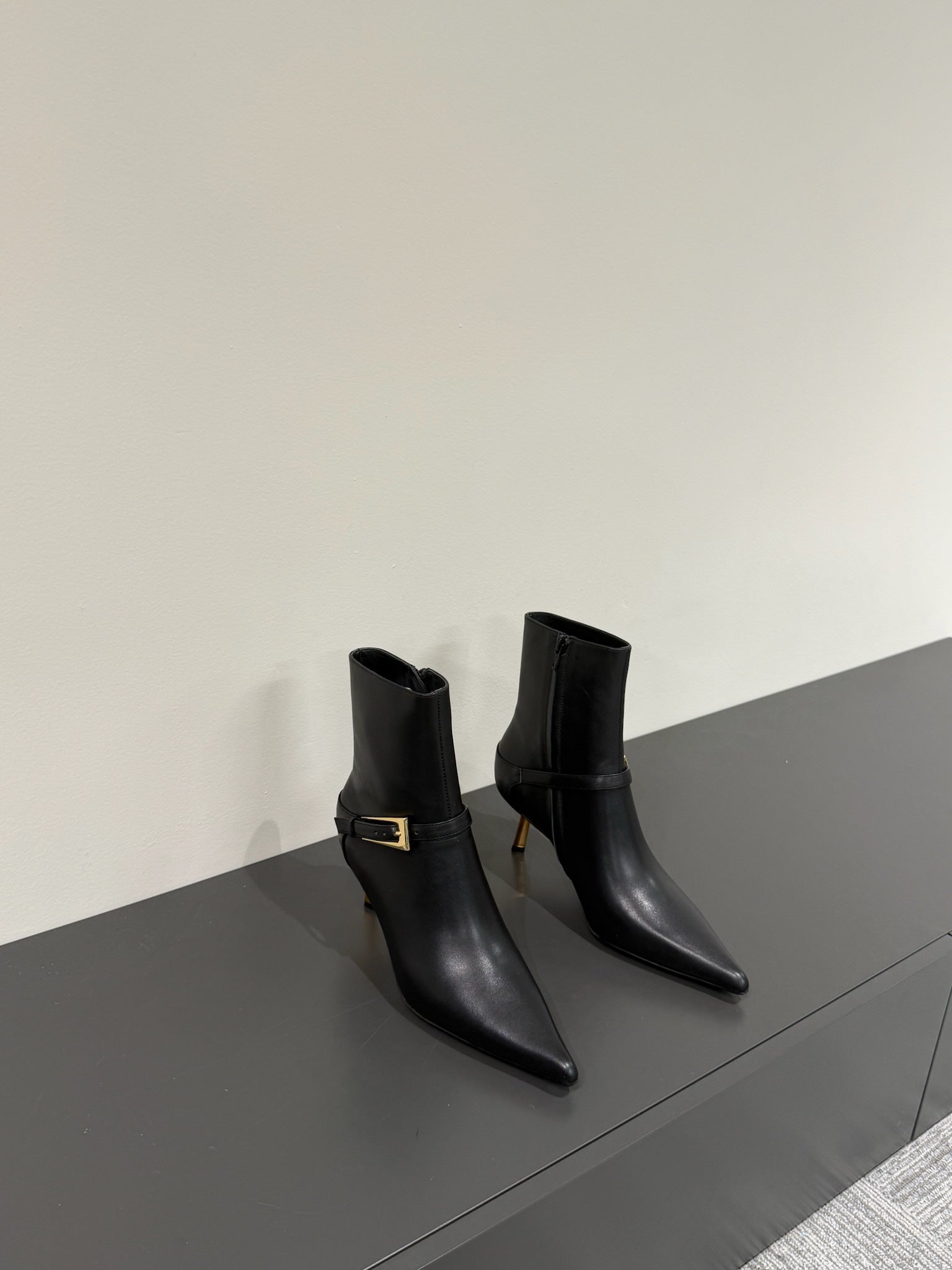 LEE BOOTS IN BLACK SMOOTH CALFSKIN