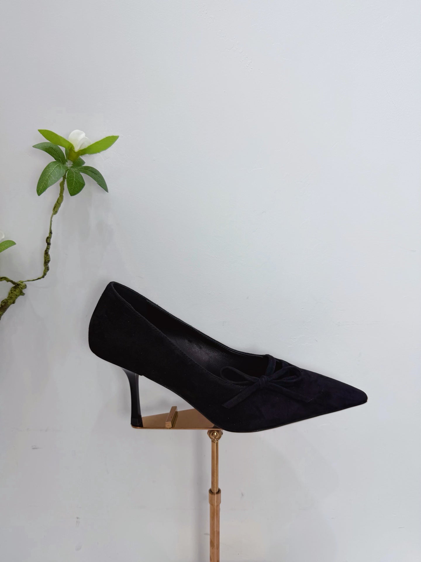 PRA 26SS High Heels Pumps 75 Black Suede 592356