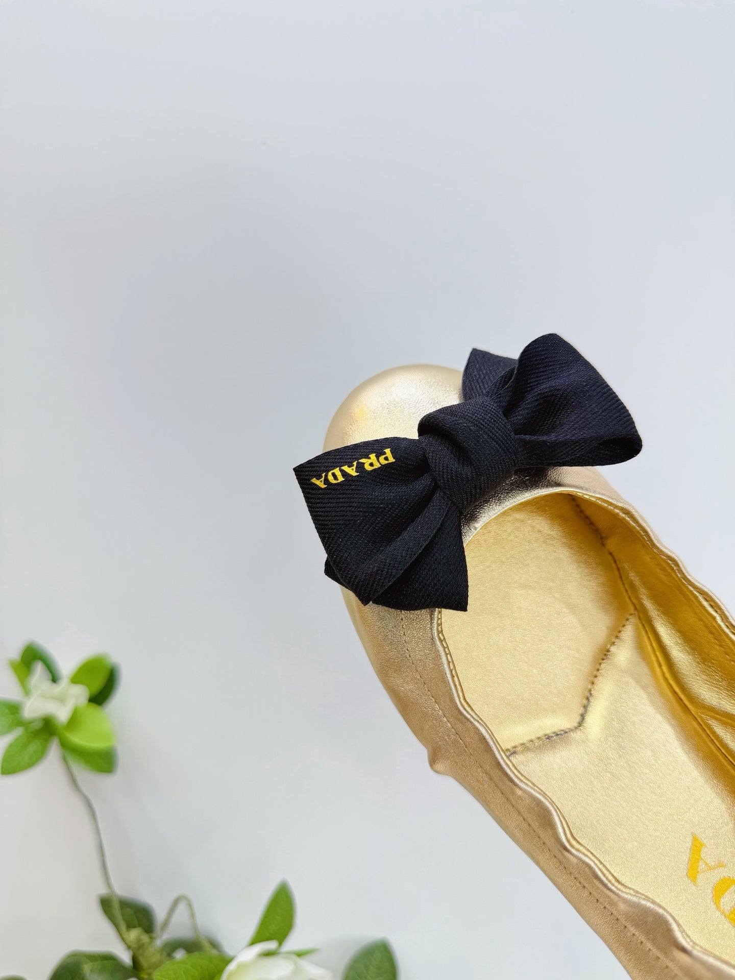 PRA 26SS Ballet Flat Gold Metallic Sheepskin 592393