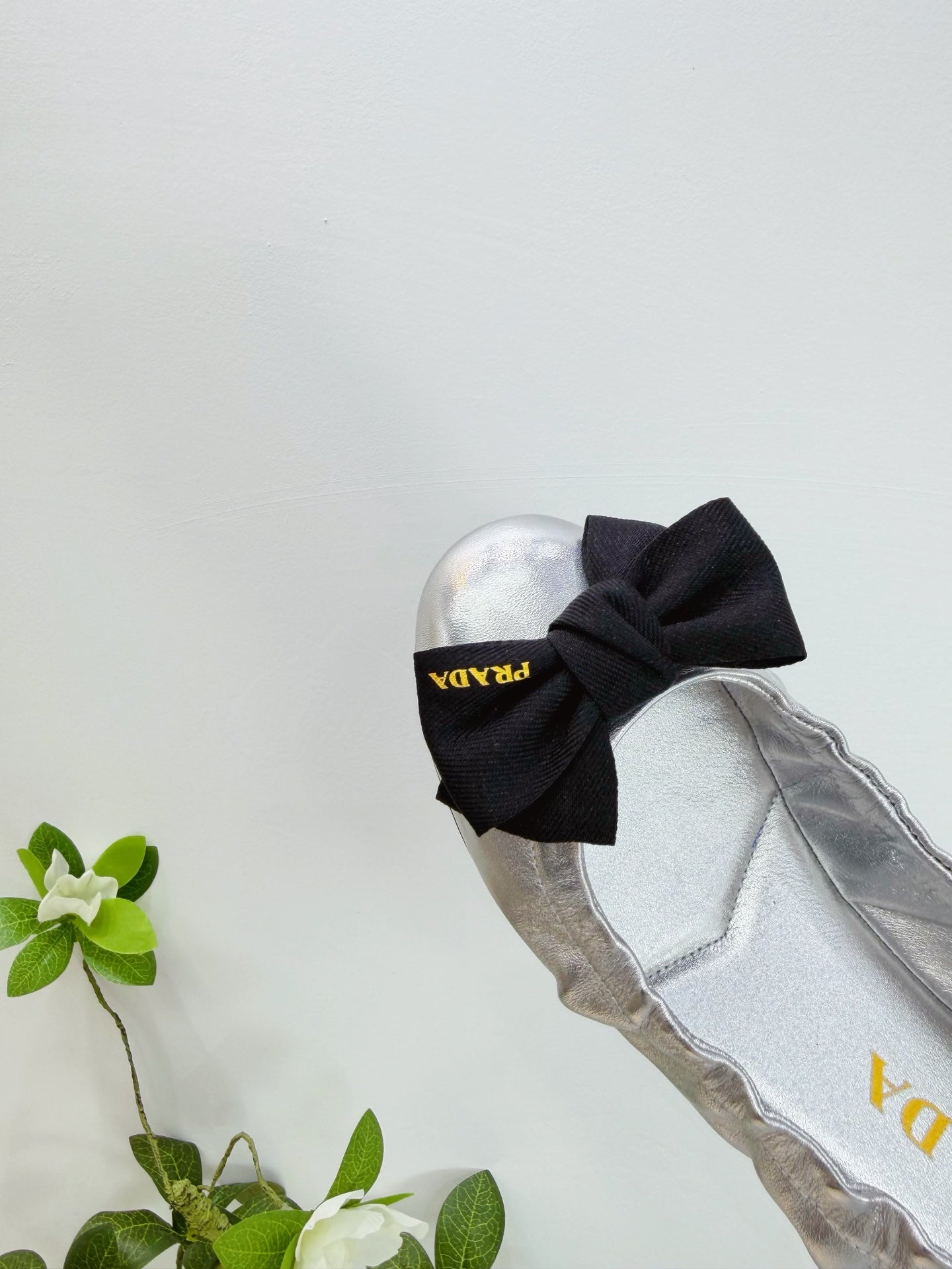 PRA 26SS Ballet Flat Sliver Metallic Sheepskin 592394