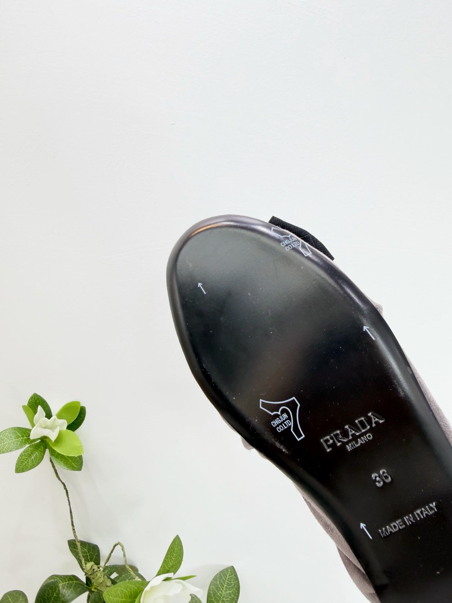 PRA 26SS Ballet Flat Gray Suede 592397