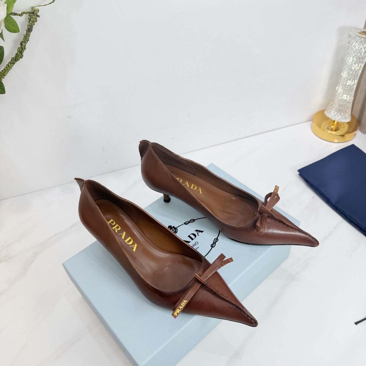 PRA 26SS Pump 55 Brown Cowhide 592407