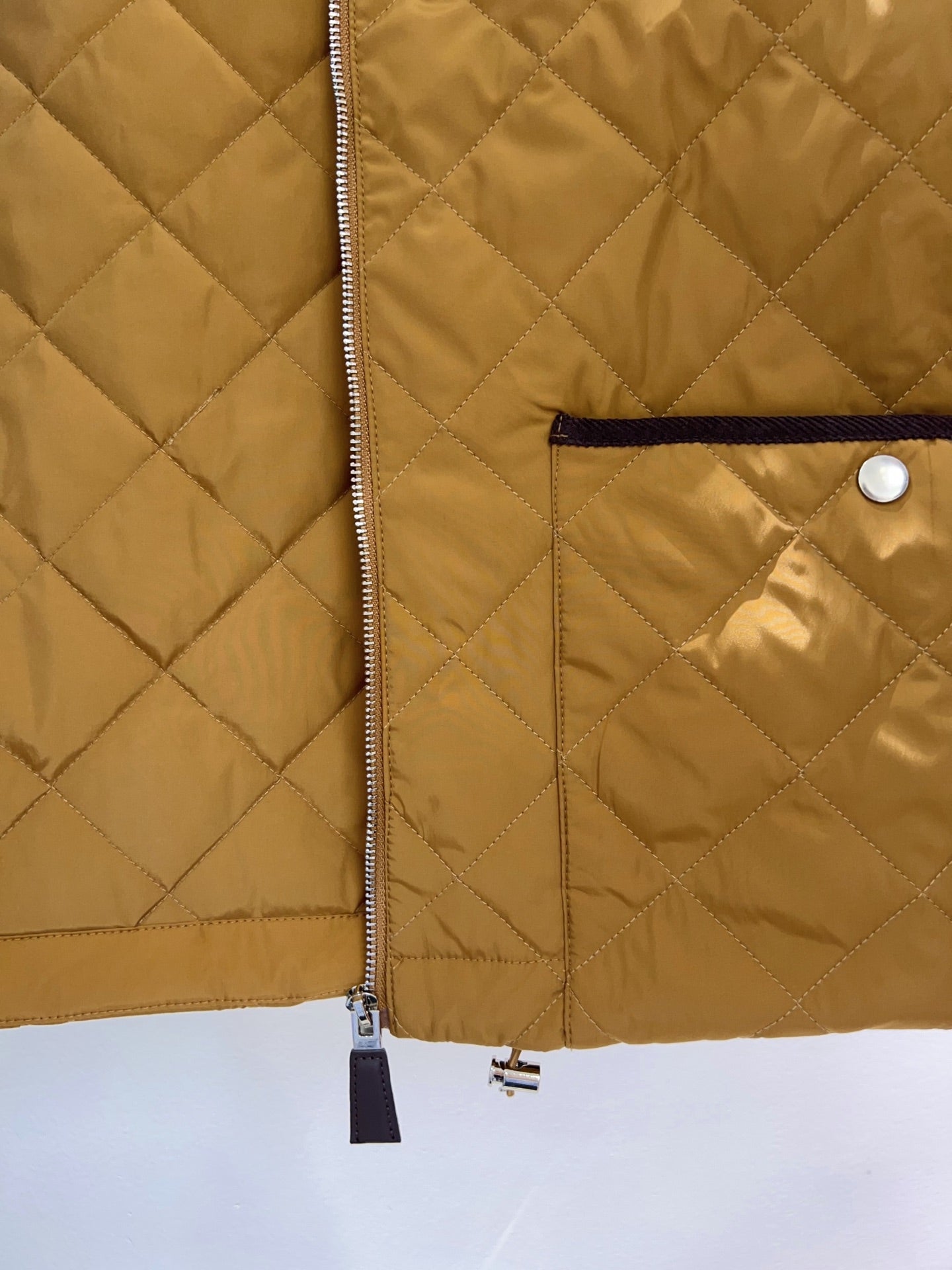 Prada 2025 Quilted Jacket Camel Polyester